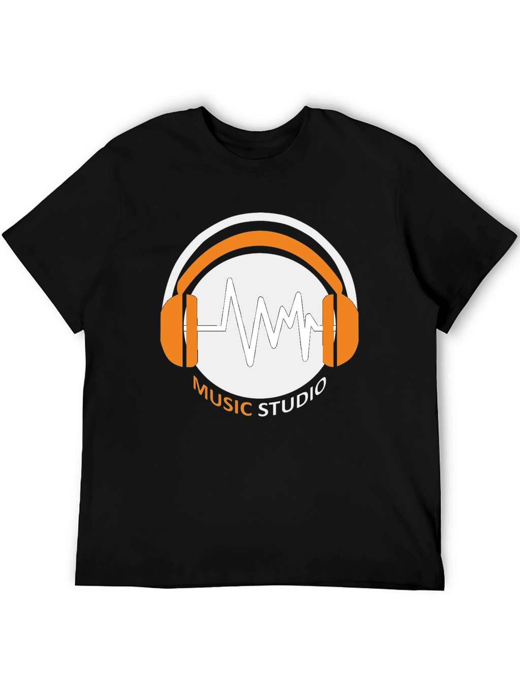 Music Studio T-Shirt - Black Graphic Tee