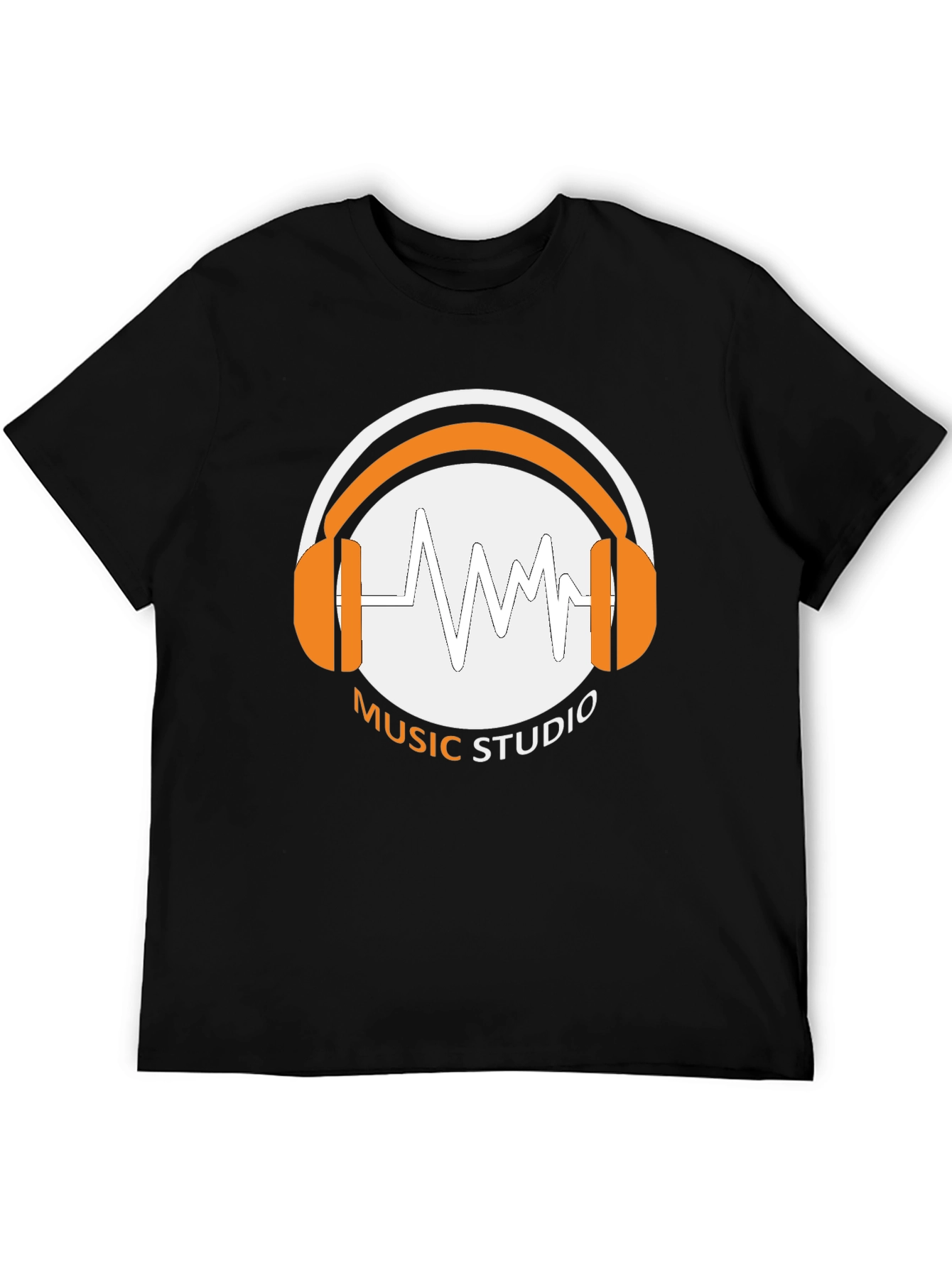Music Studio T-Shirt - Black Graphic Tee