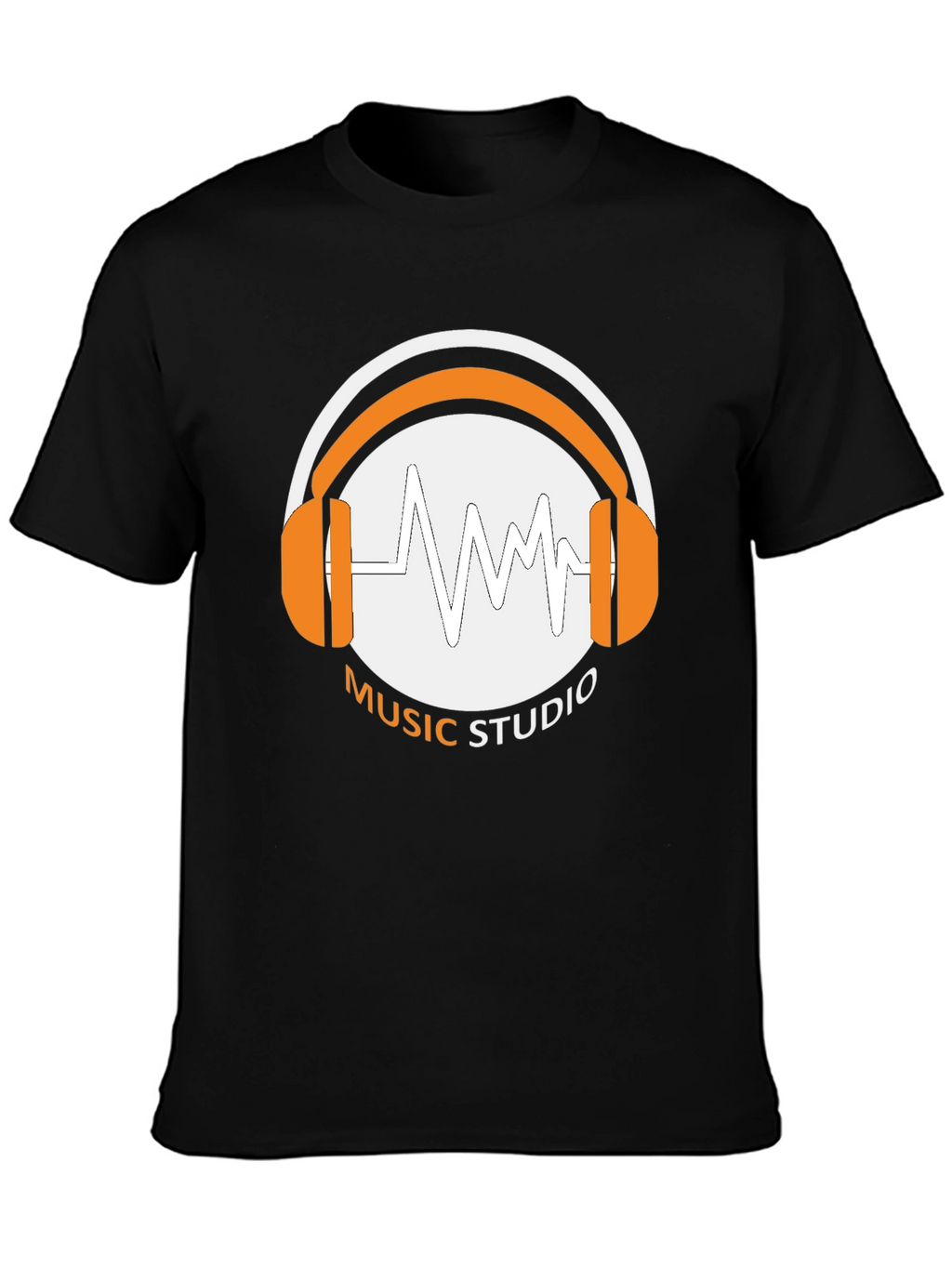 Music Studio T-Shirt - Black Graphic Tee