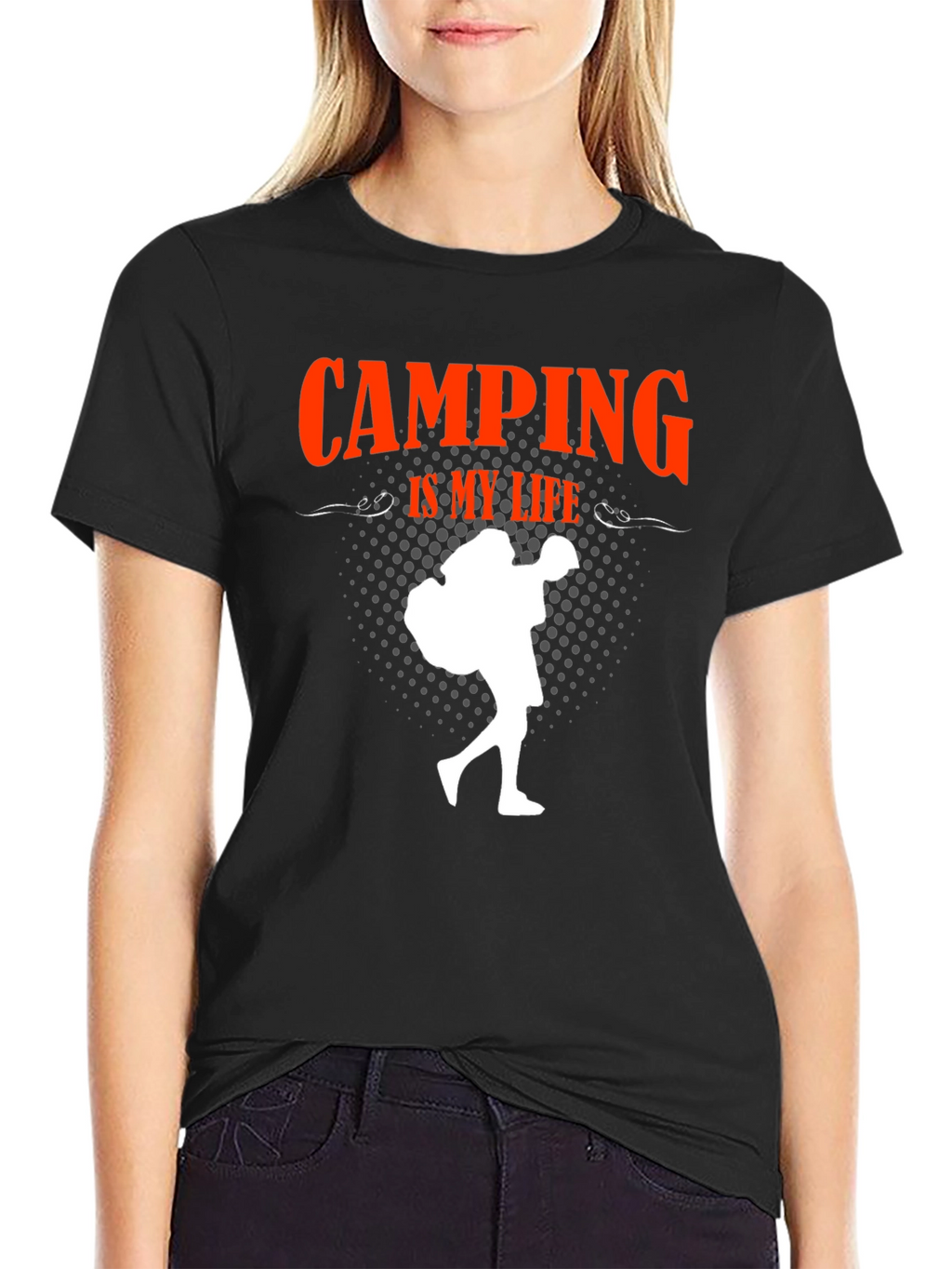 Camping Is My Life Graphic Tee