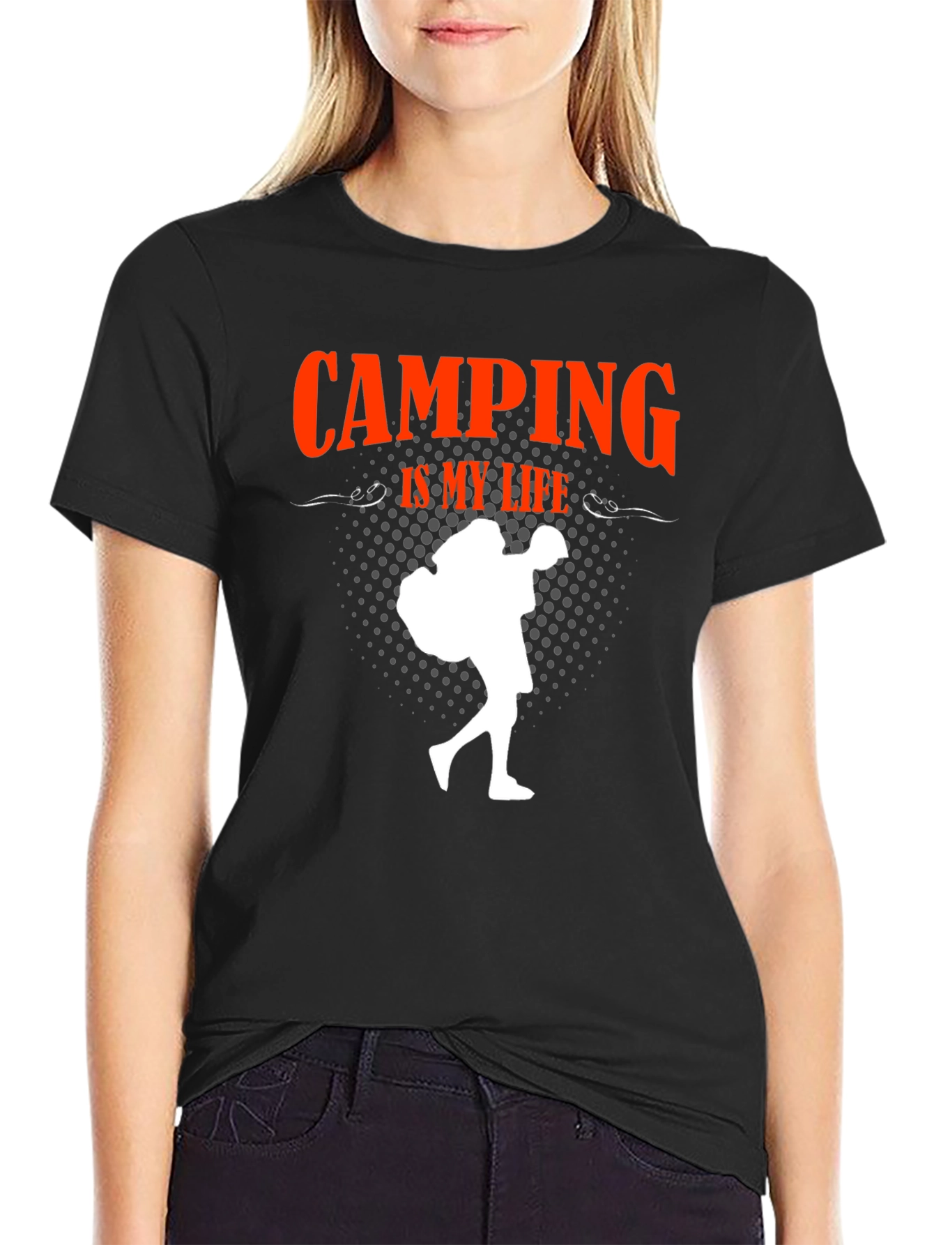 Camping Is My Life Graphic Tee