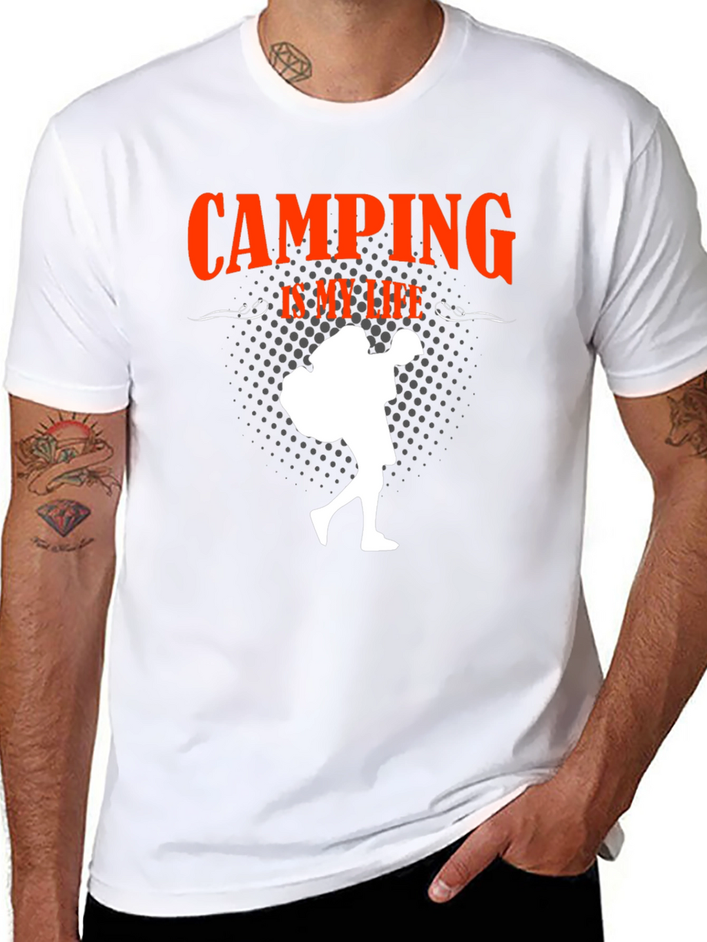 Camping Is My Life Graphic Tee