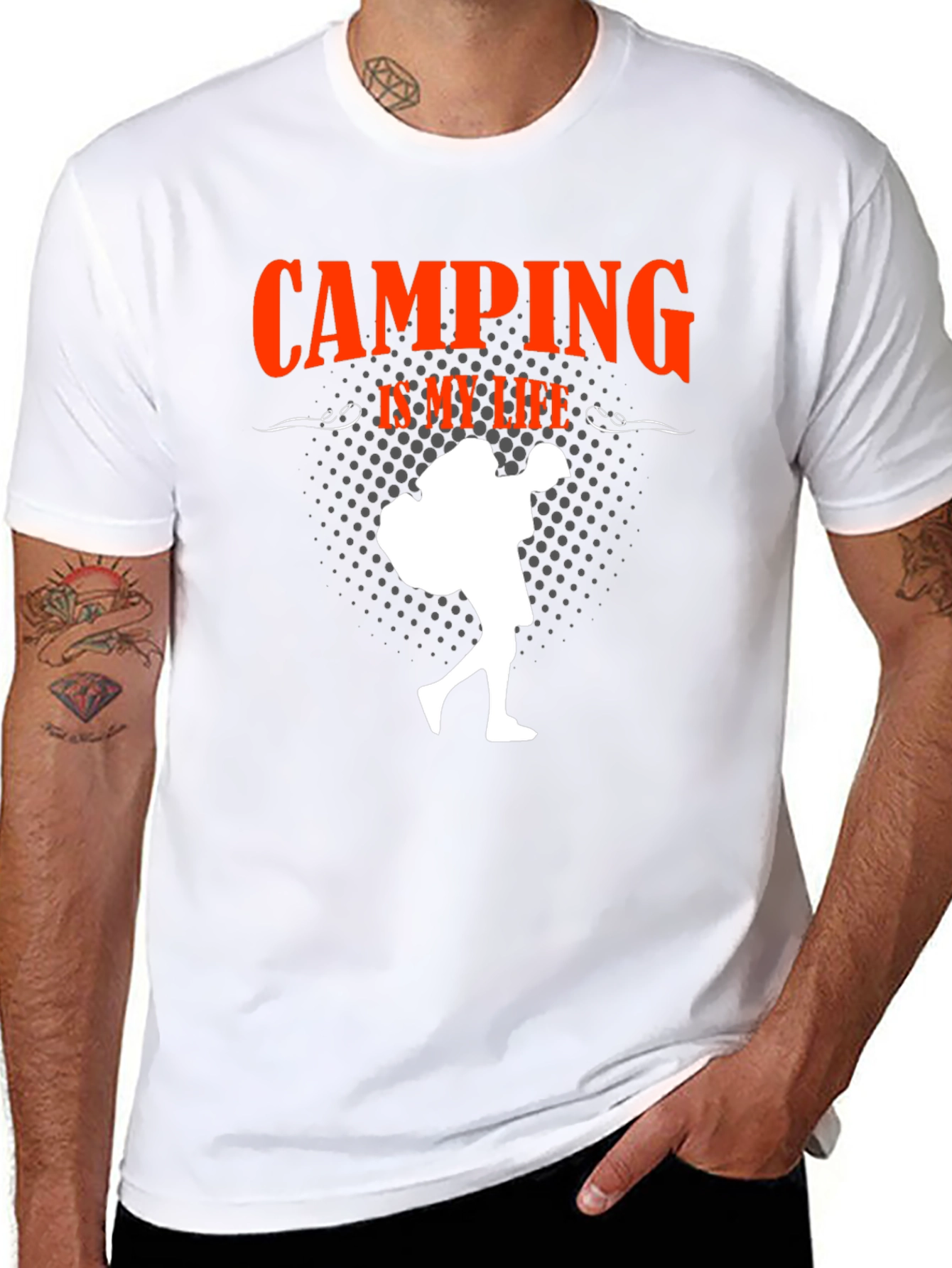 Camping Is My Life Graphic Tee