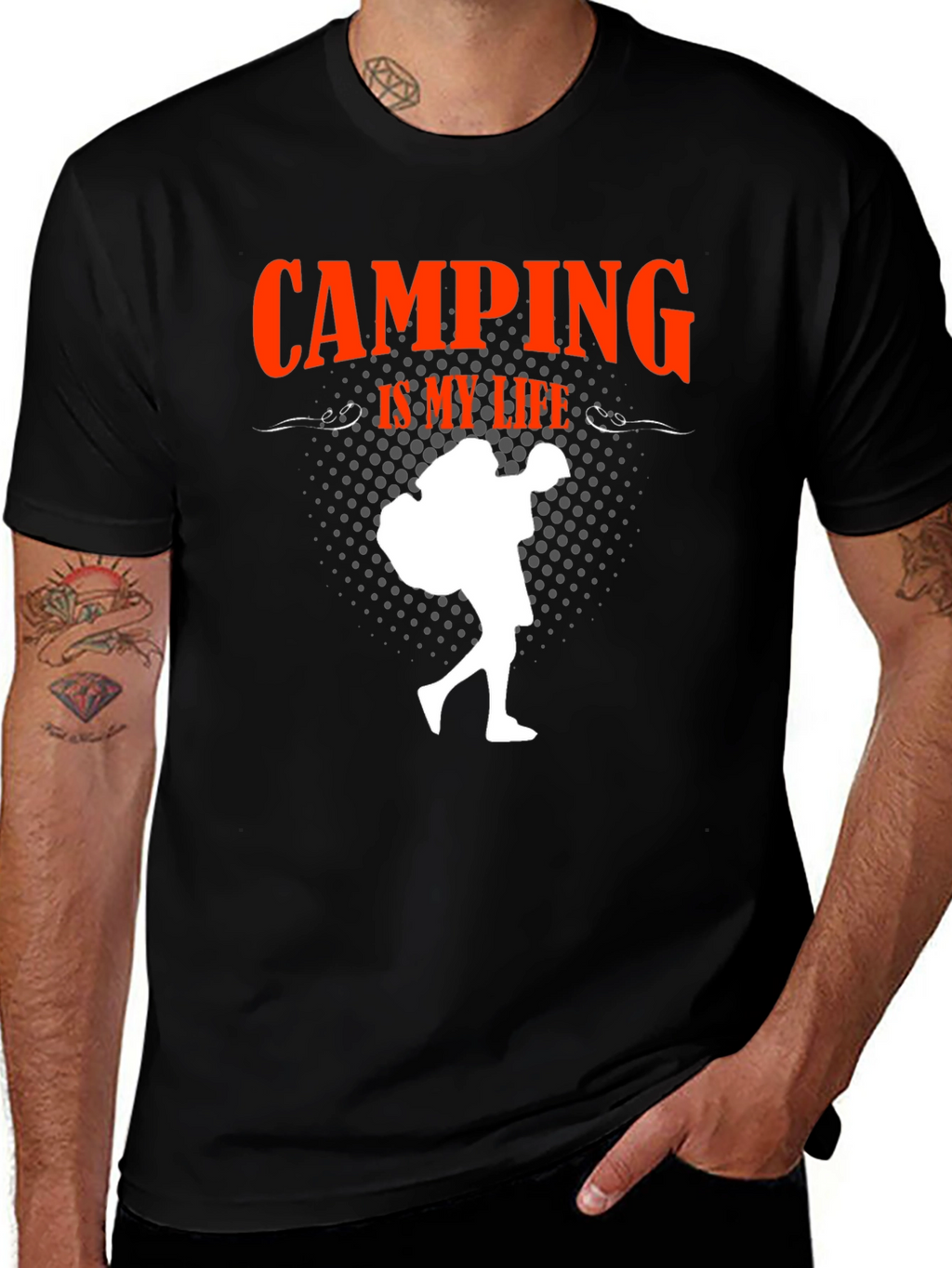Camping Is My Life Graphic Tee
