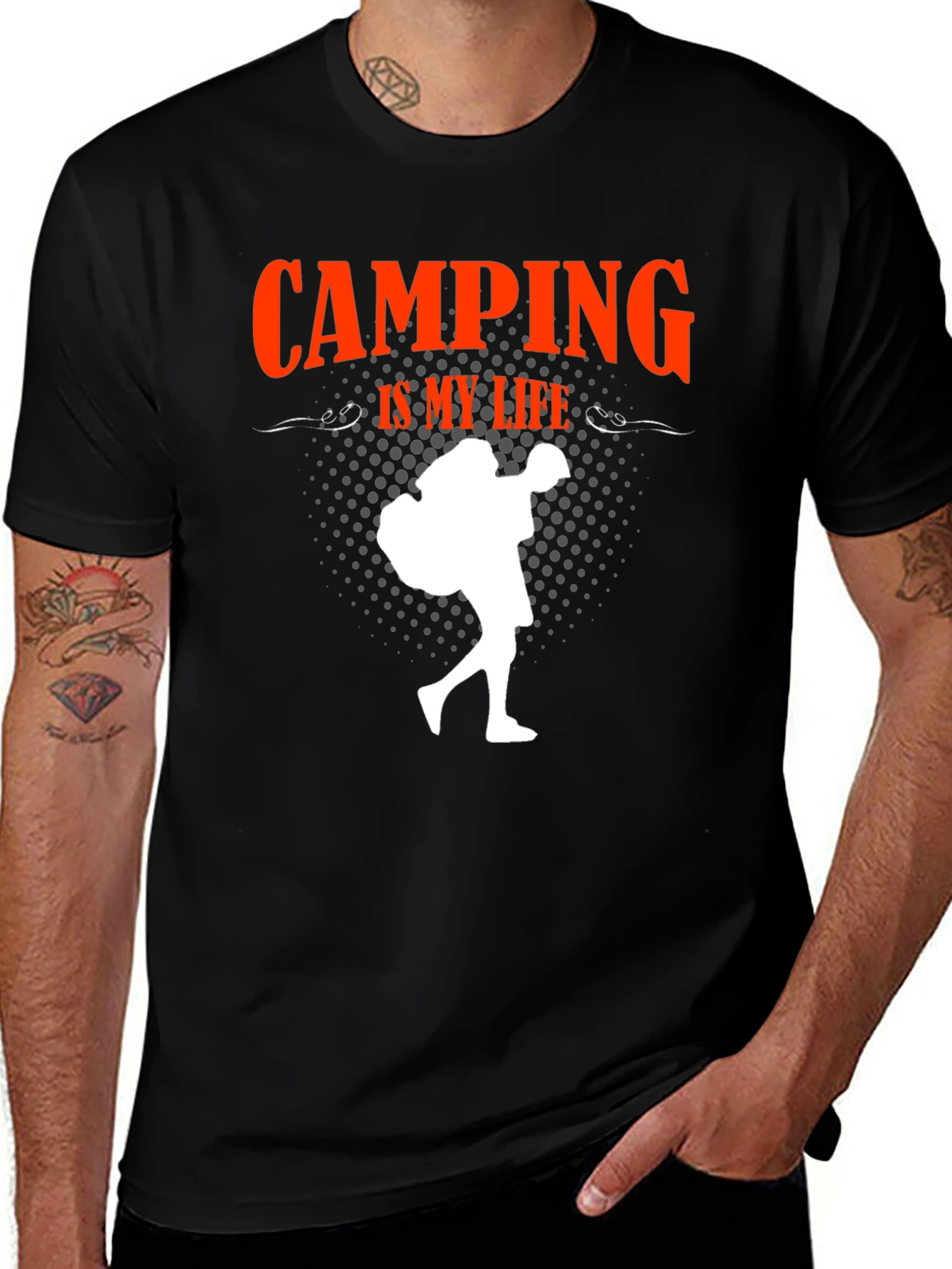 Camping Is My Life Graphic Tee