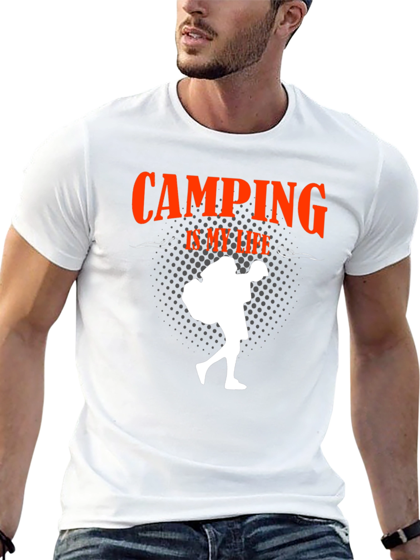 Camping Is My Life Graphic Tee