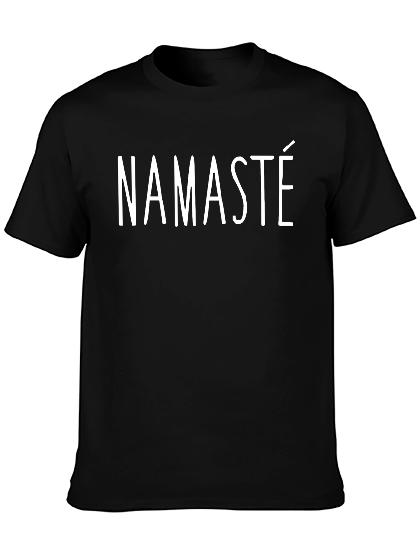 Namaste T-Shirt -  Casual Black Tee