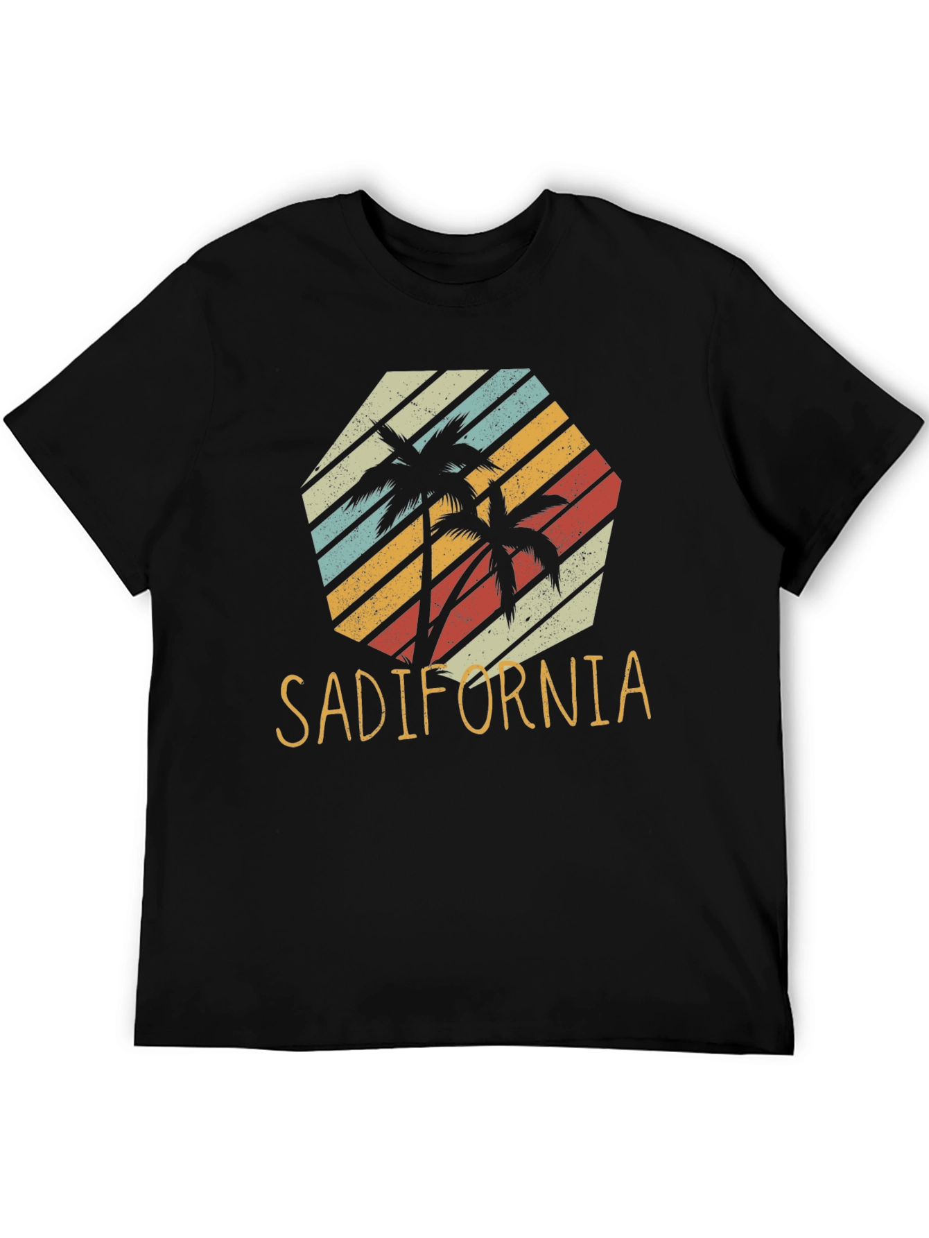 Sadifornia Retro Palm Tree Graphic Tee