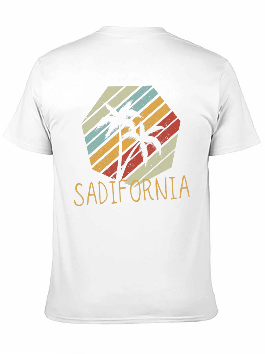 Sadifornia Retro Palm Tree Graphic Tee