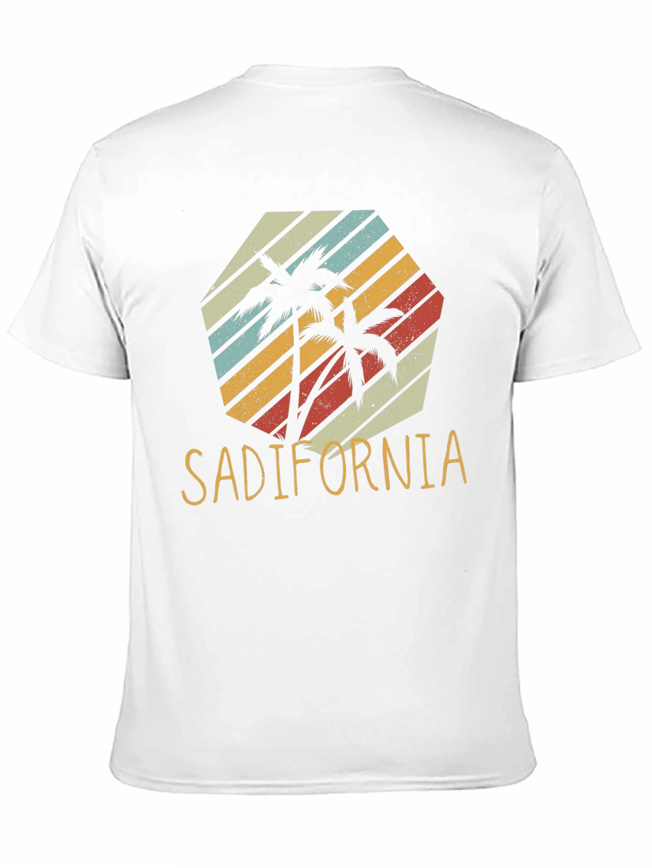 Sadifornia Retro Palm Tree Graphic Tee