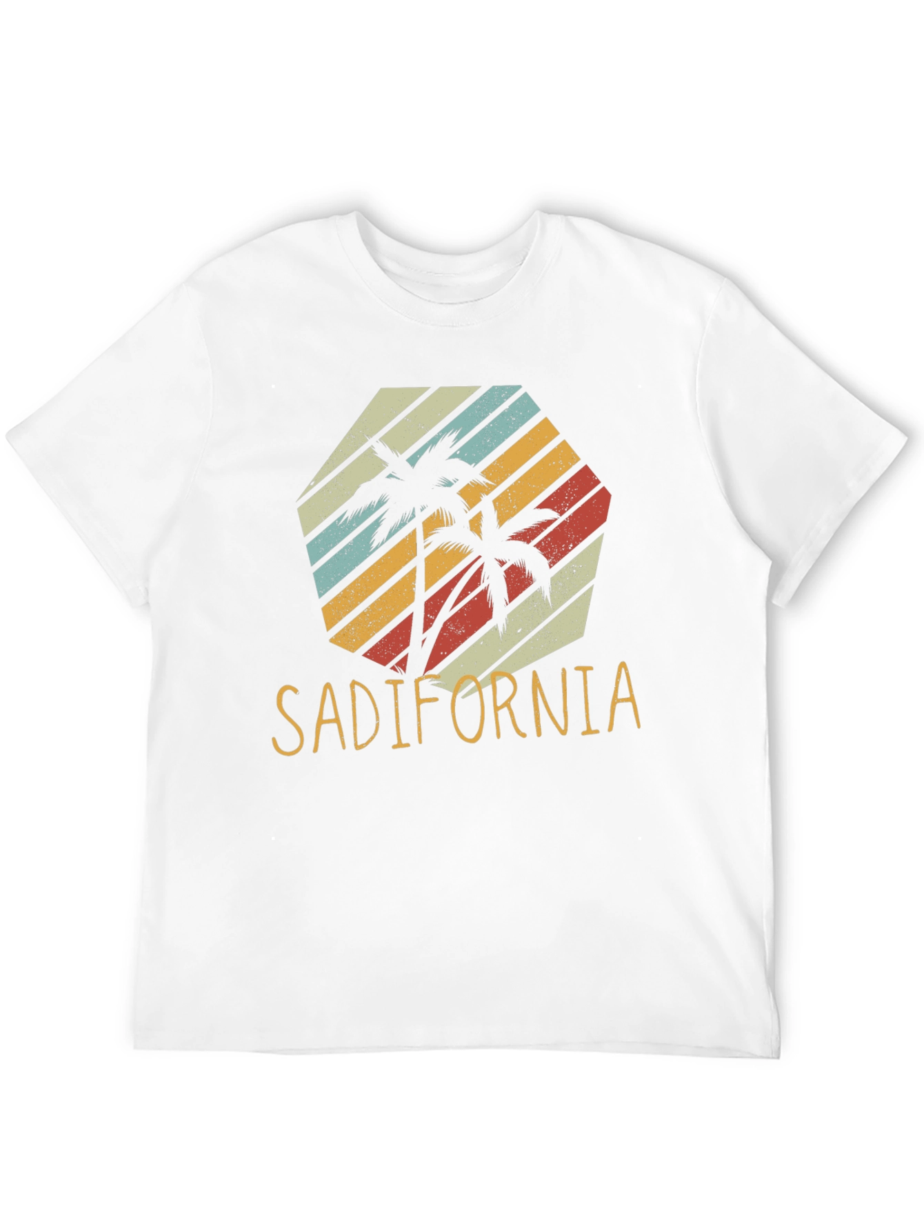 Sadifornia Retro Palm Tree Graphic Tee