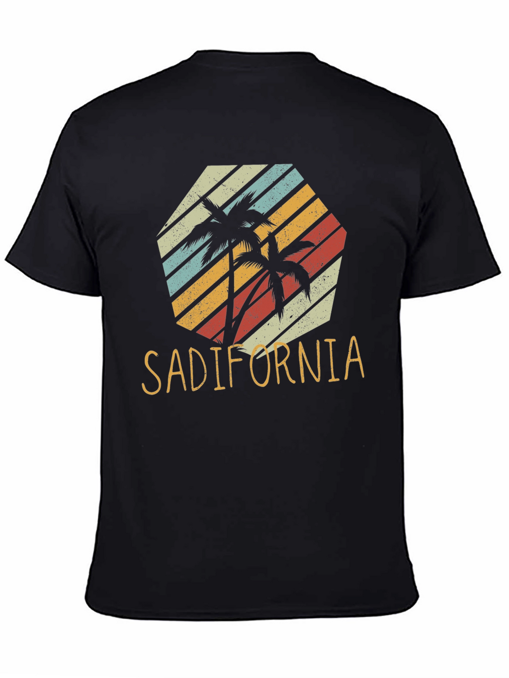 Sadifornia Retro Palm Tree Graphic Tee