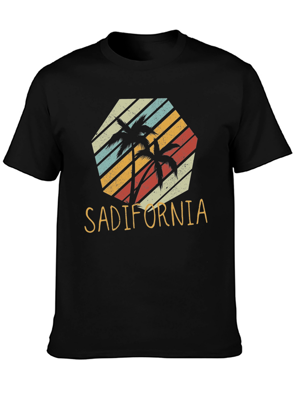 Sadifornia Retro Palm Tree Graphic Tee