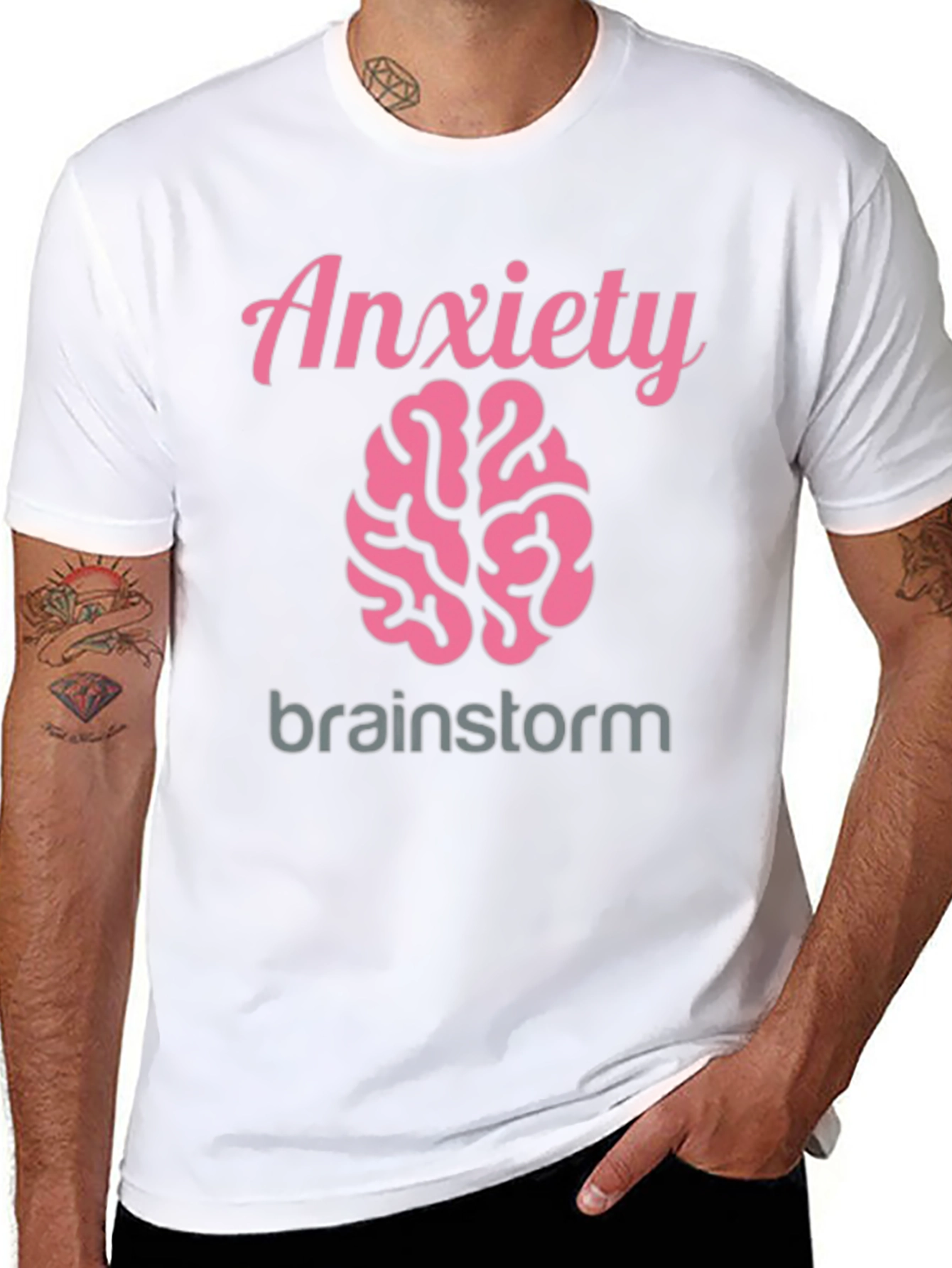 Anxiety Brainstorm T-Shirt - Mental Health Awareness