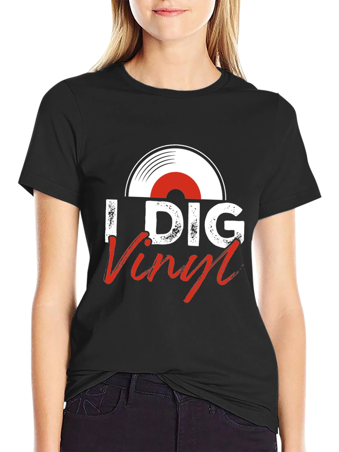I Dig Vinyl Graphic T-Shirt