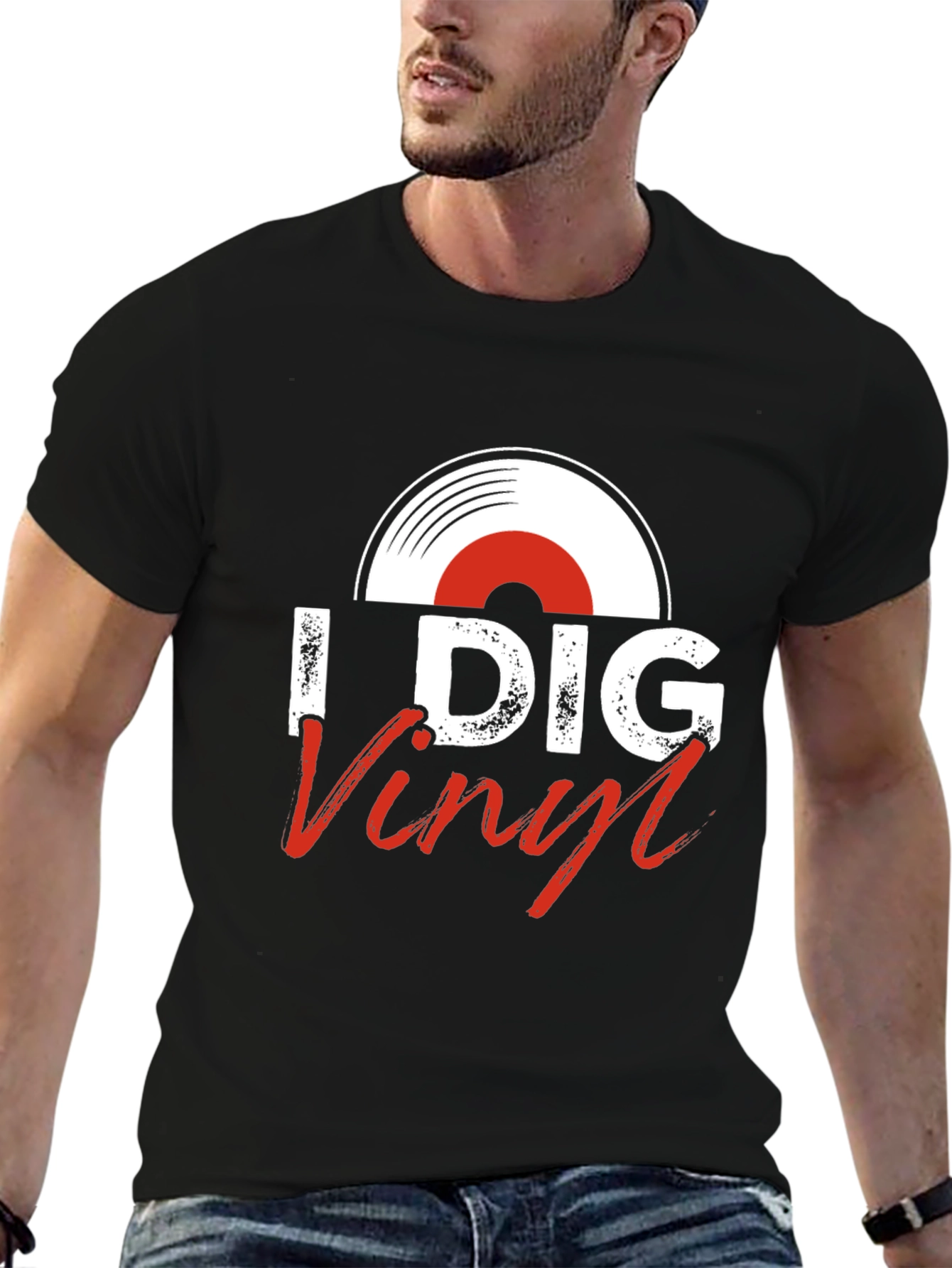 I Dig Vinyl Graphic T-Shirt