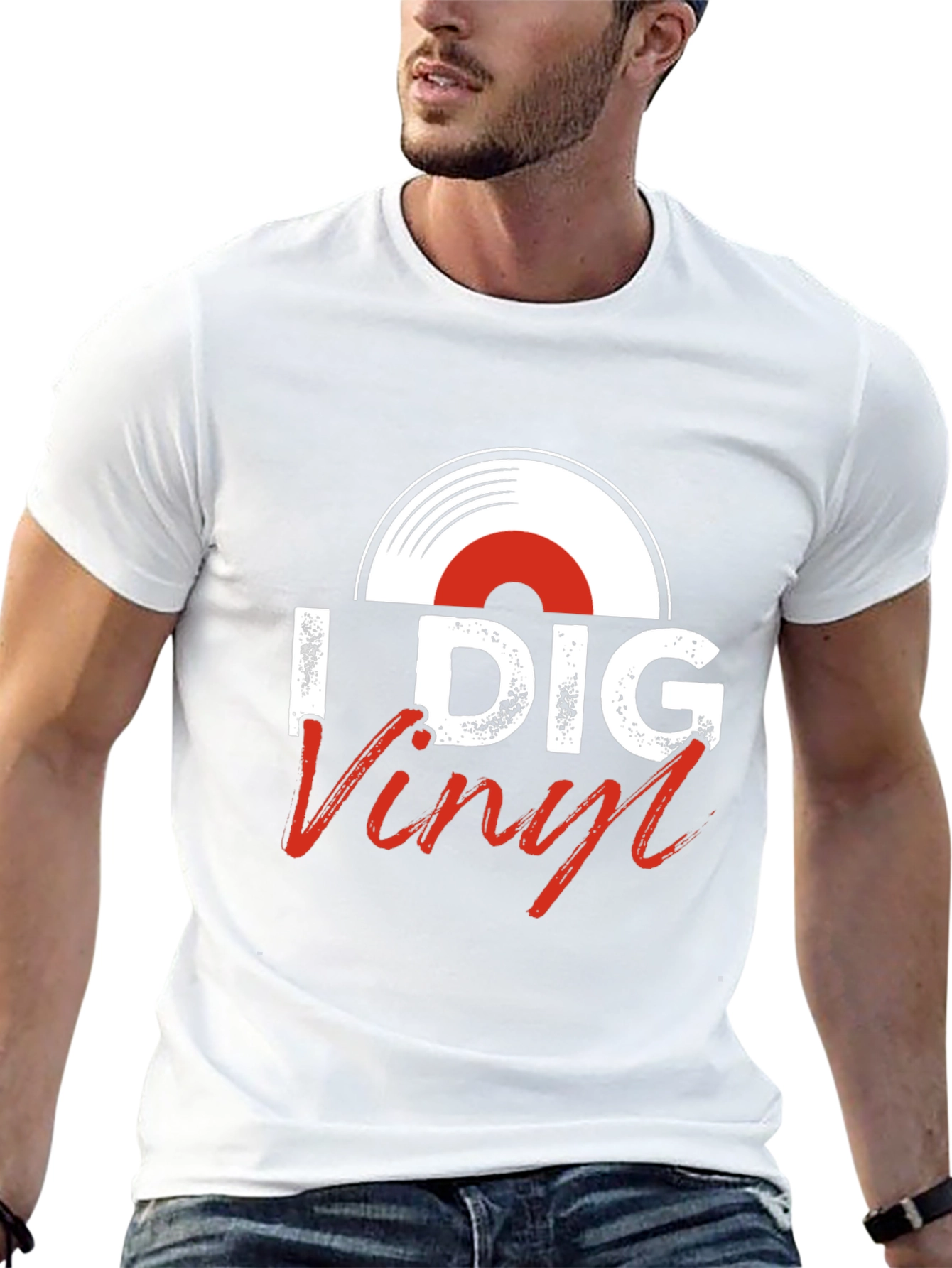 I Dig Vinyl Graphic T-Shirt