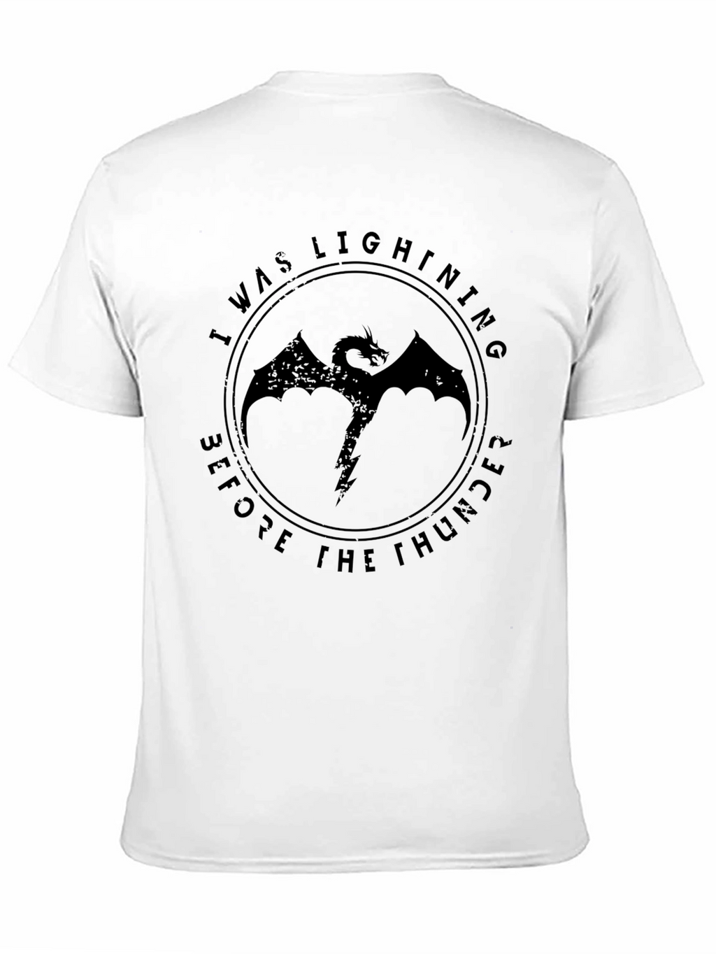 I Was Lightning Before The Thunder Dragon T-Shirt