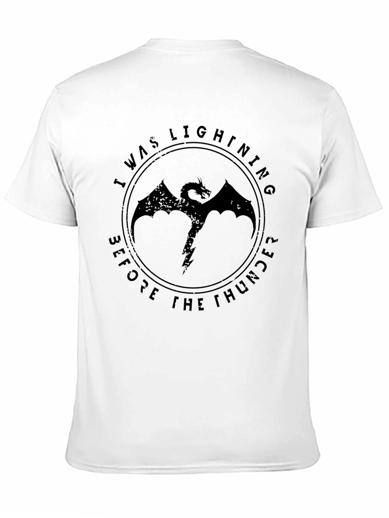 I Was Lightning Before The Thunder Dragon T-Shirt