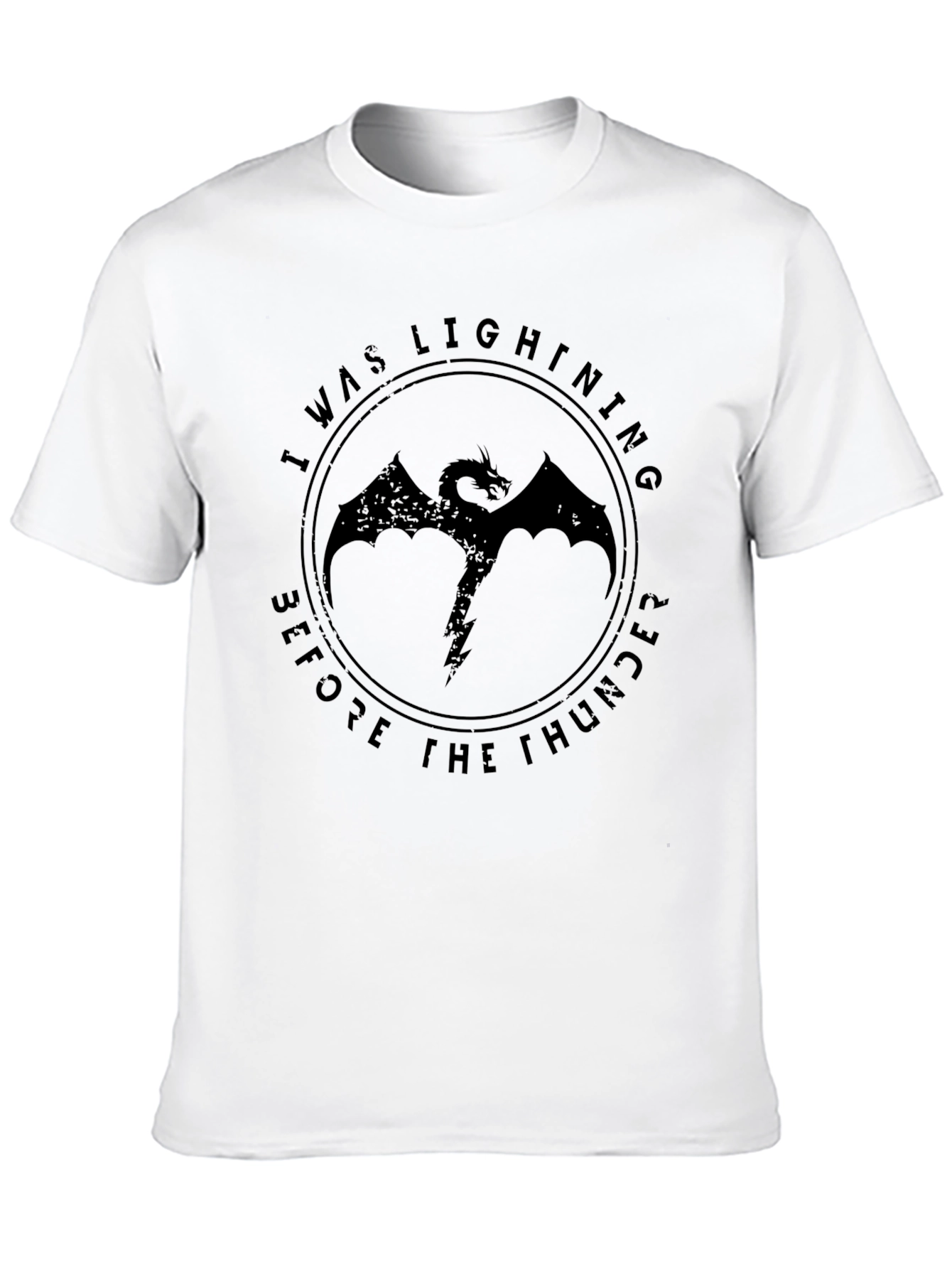 I Was Lightning Before The Thunder Dragon T-Shirt