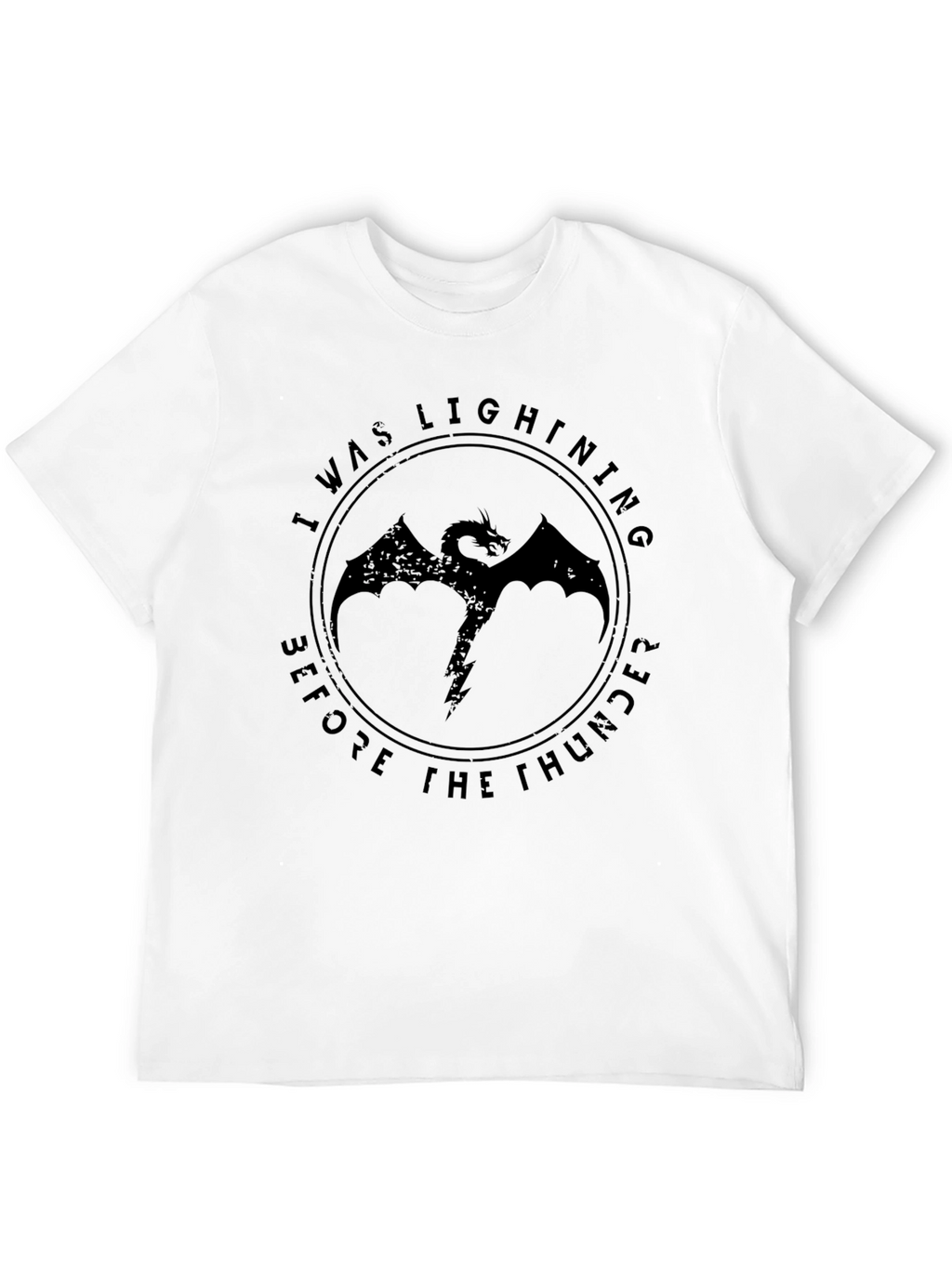 I Was Lightning Before The Thunder Dragon T-Shirt