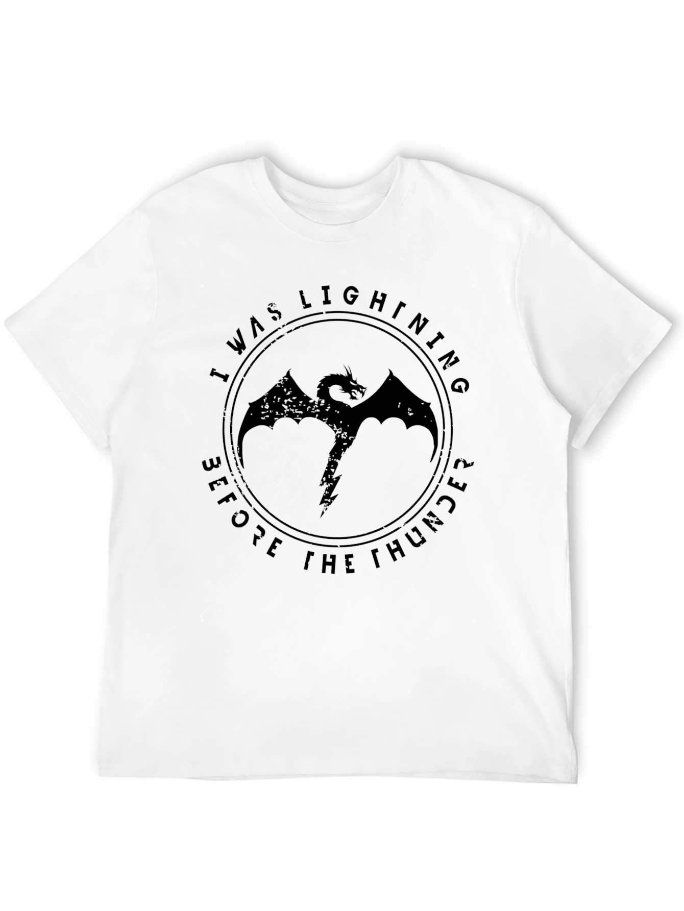 I Was Lightning Before The Thunder Dragon T-Shirt