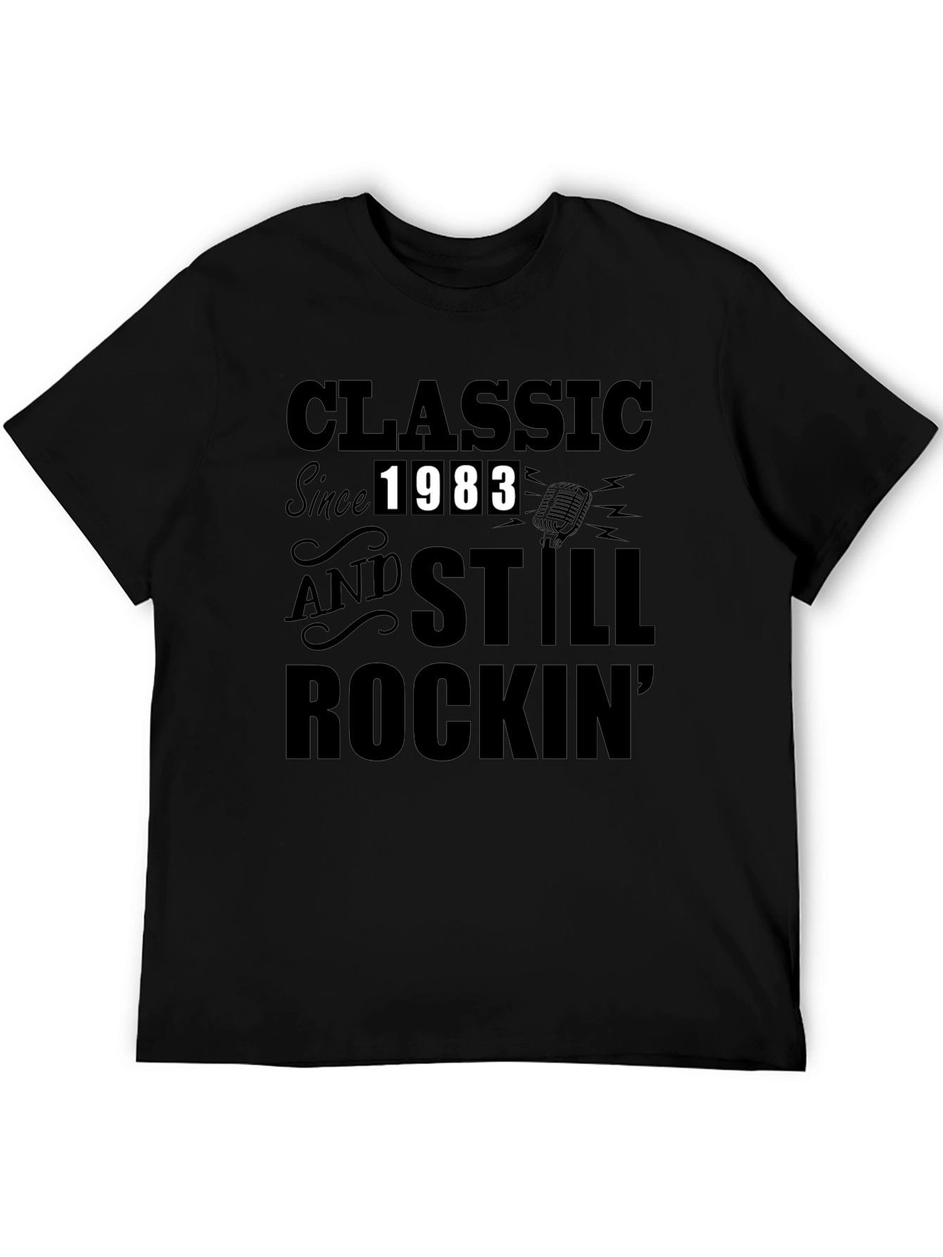 Classic Since 1983 Rockin Graphic T-Shirt
