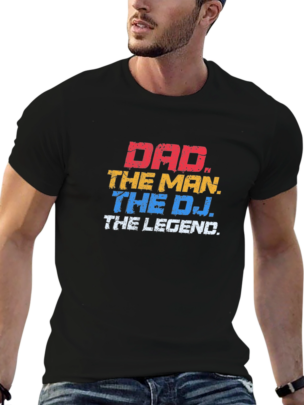 Dad The Man The DJ The Legend T-Shirt