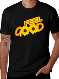 Feel Good Sunflower Graphic Tee - Black