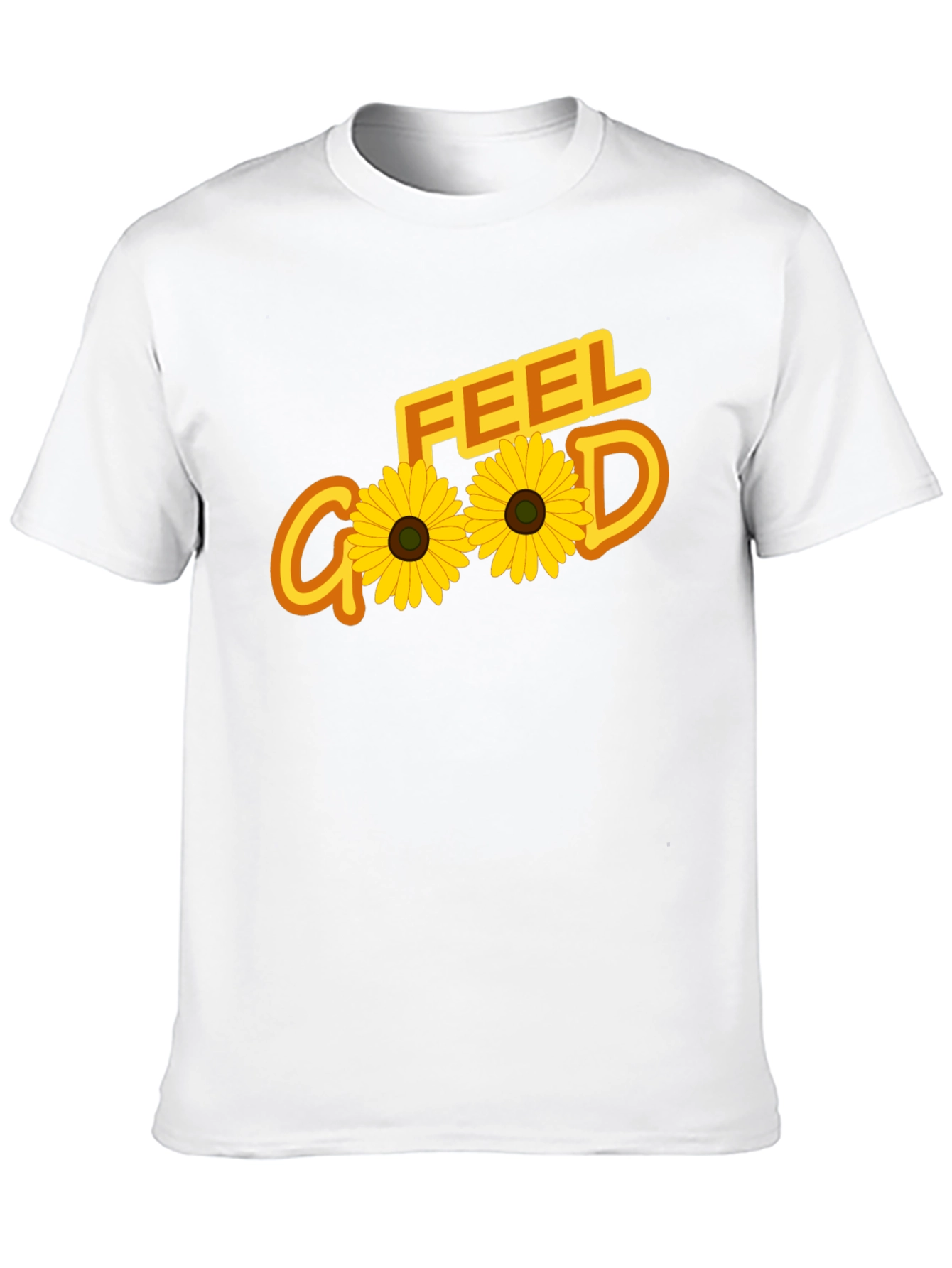 Feel Good Sunflower Graphic Tee - Black