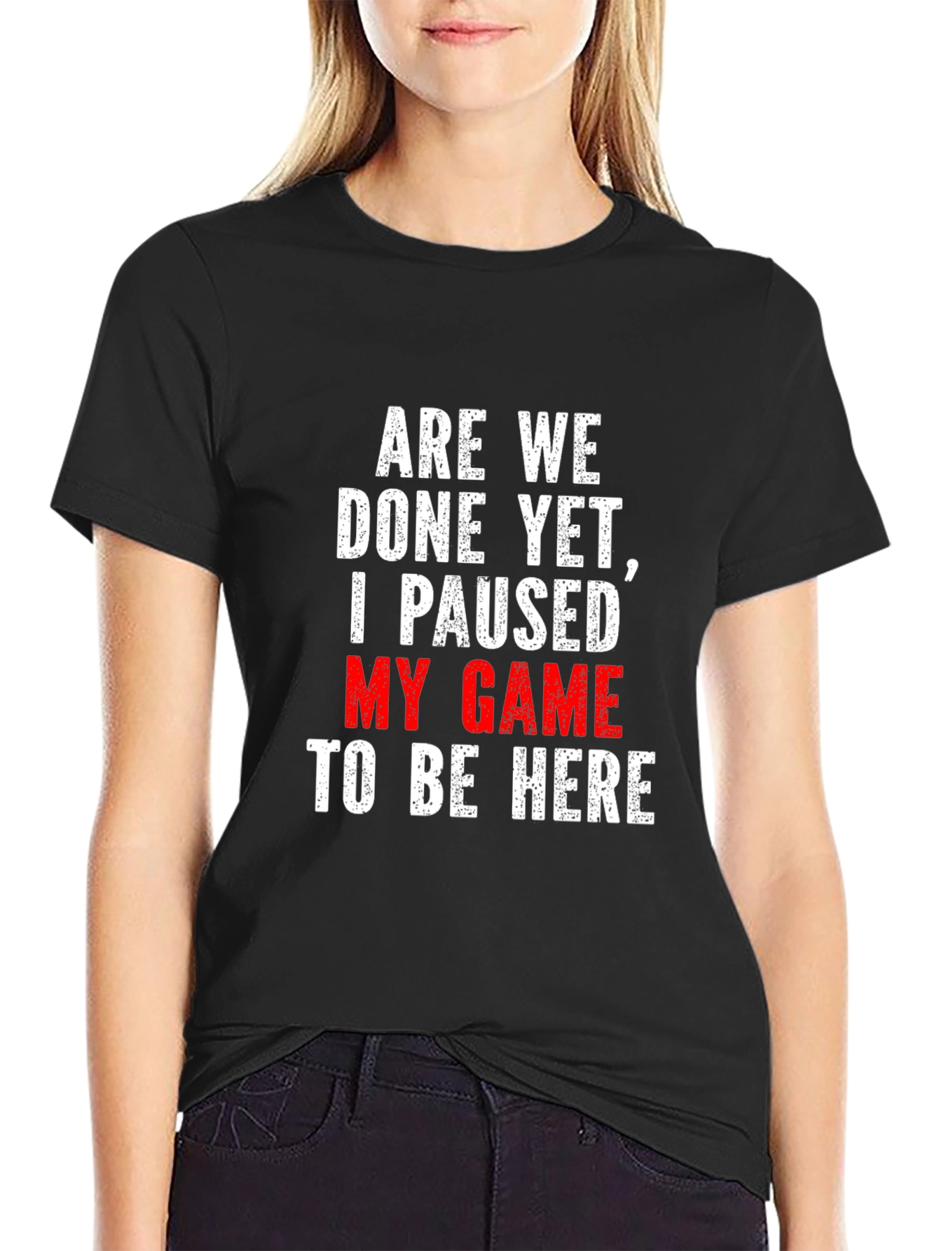 Gamer T-Shirt: Paused My Game