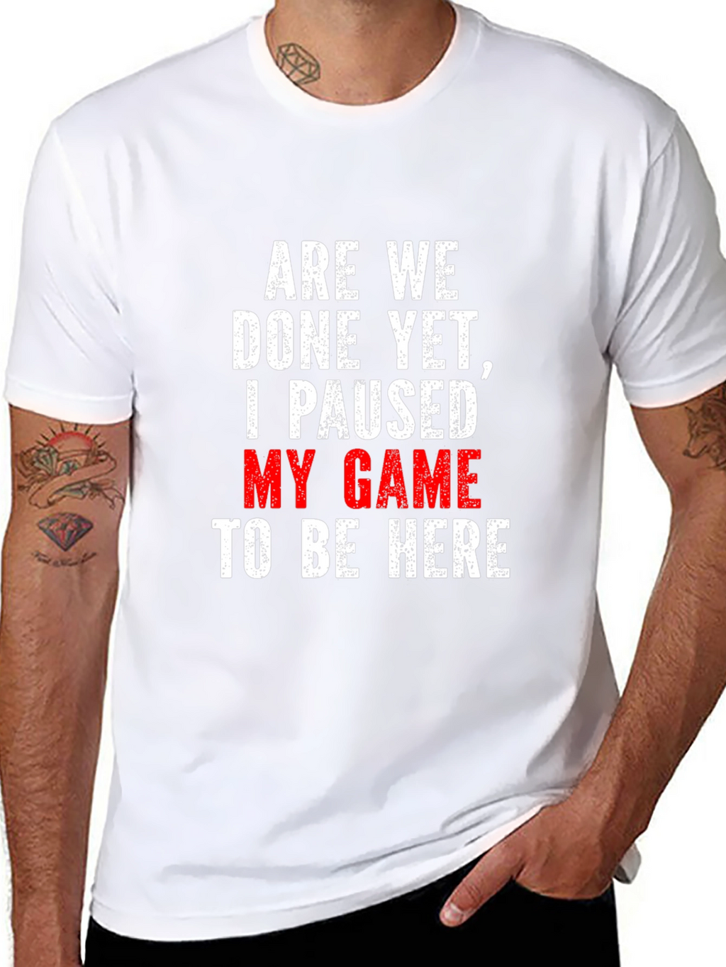 Gamer T-Shirt: Paused My Game