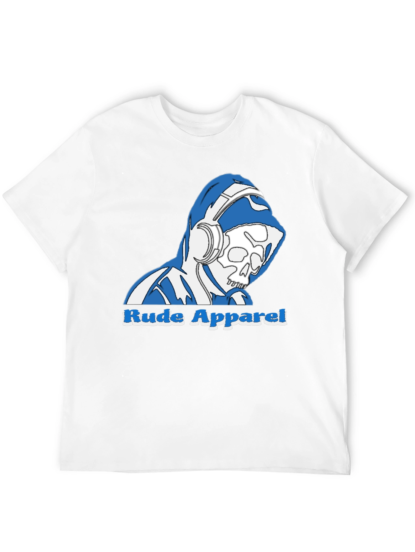 Rude Apparel Skull Graphic Tee - Black