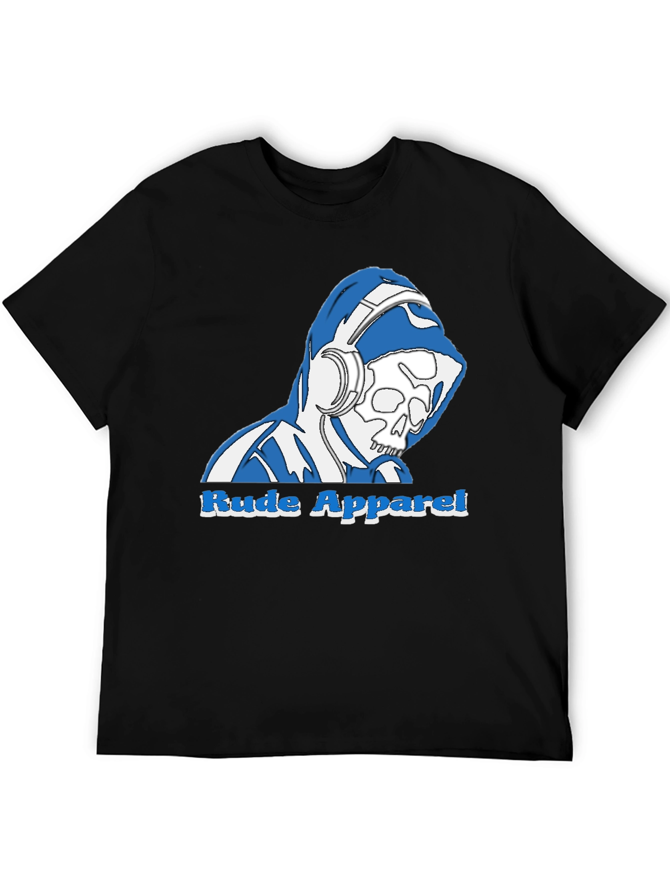Rude Apparel Skull Graphic Tee - Black