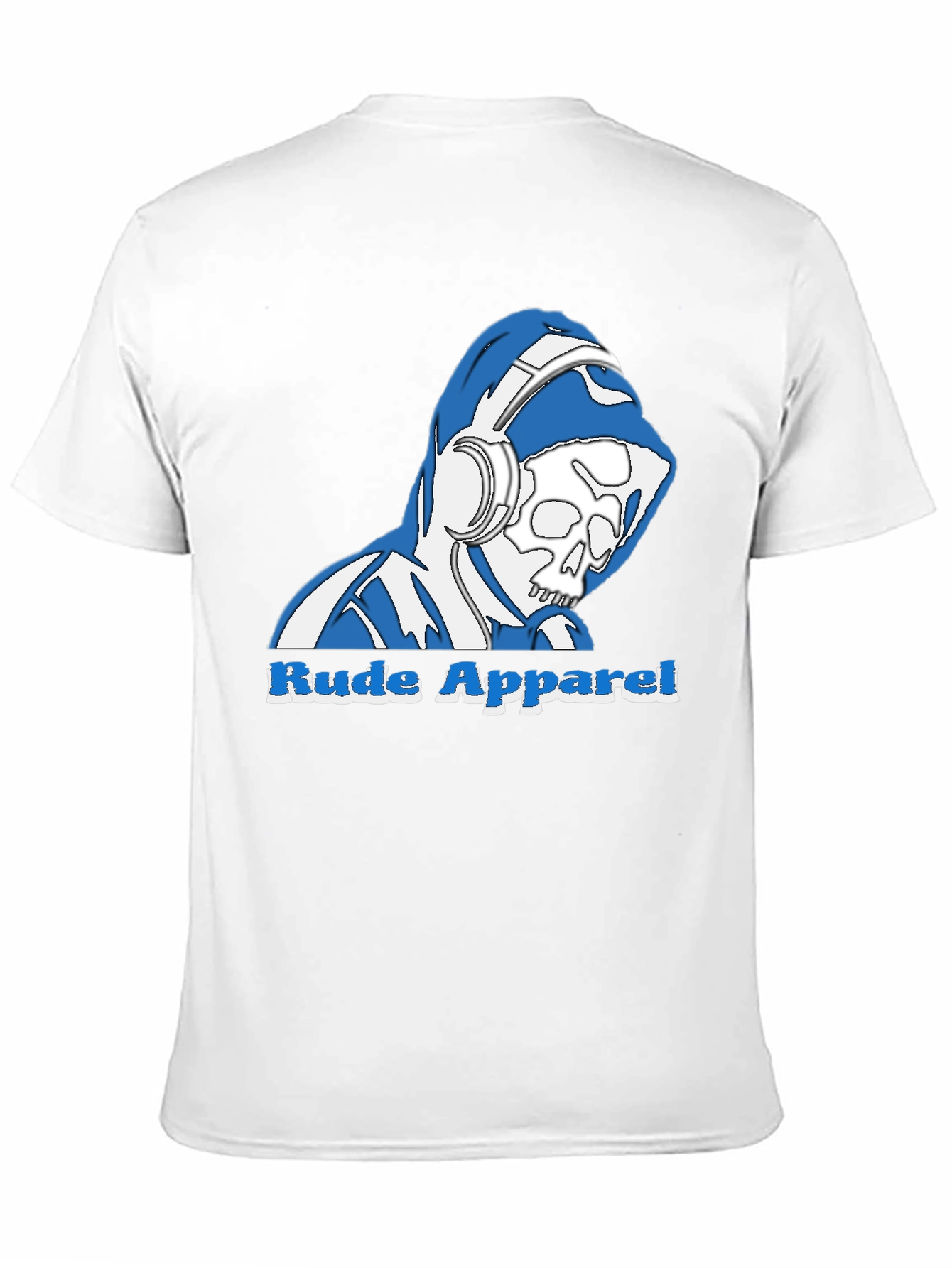 Rude Apparel Skull Graphic Tee - Black