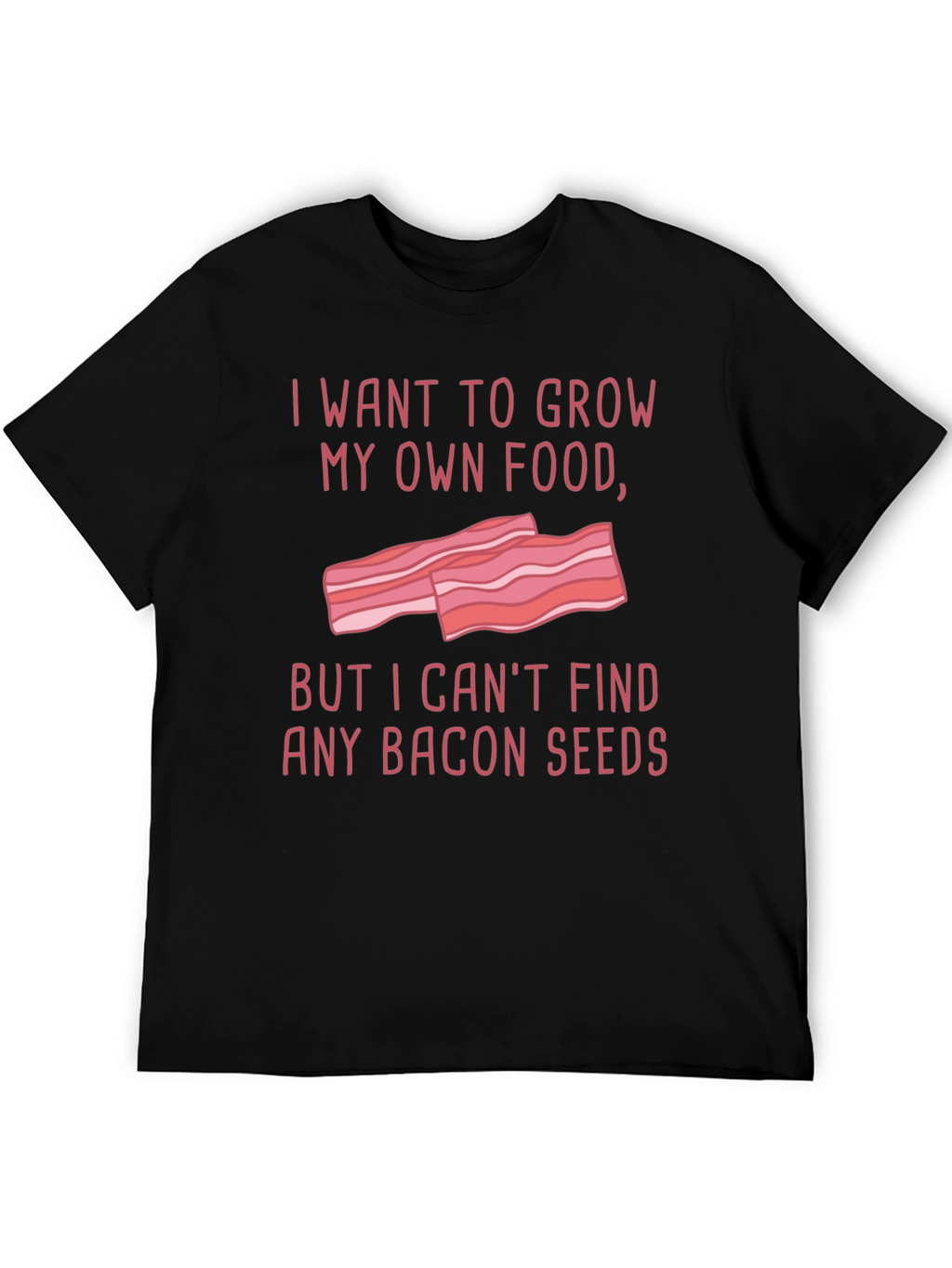 Funny Bacon Seeds Graphic T-Shirt
