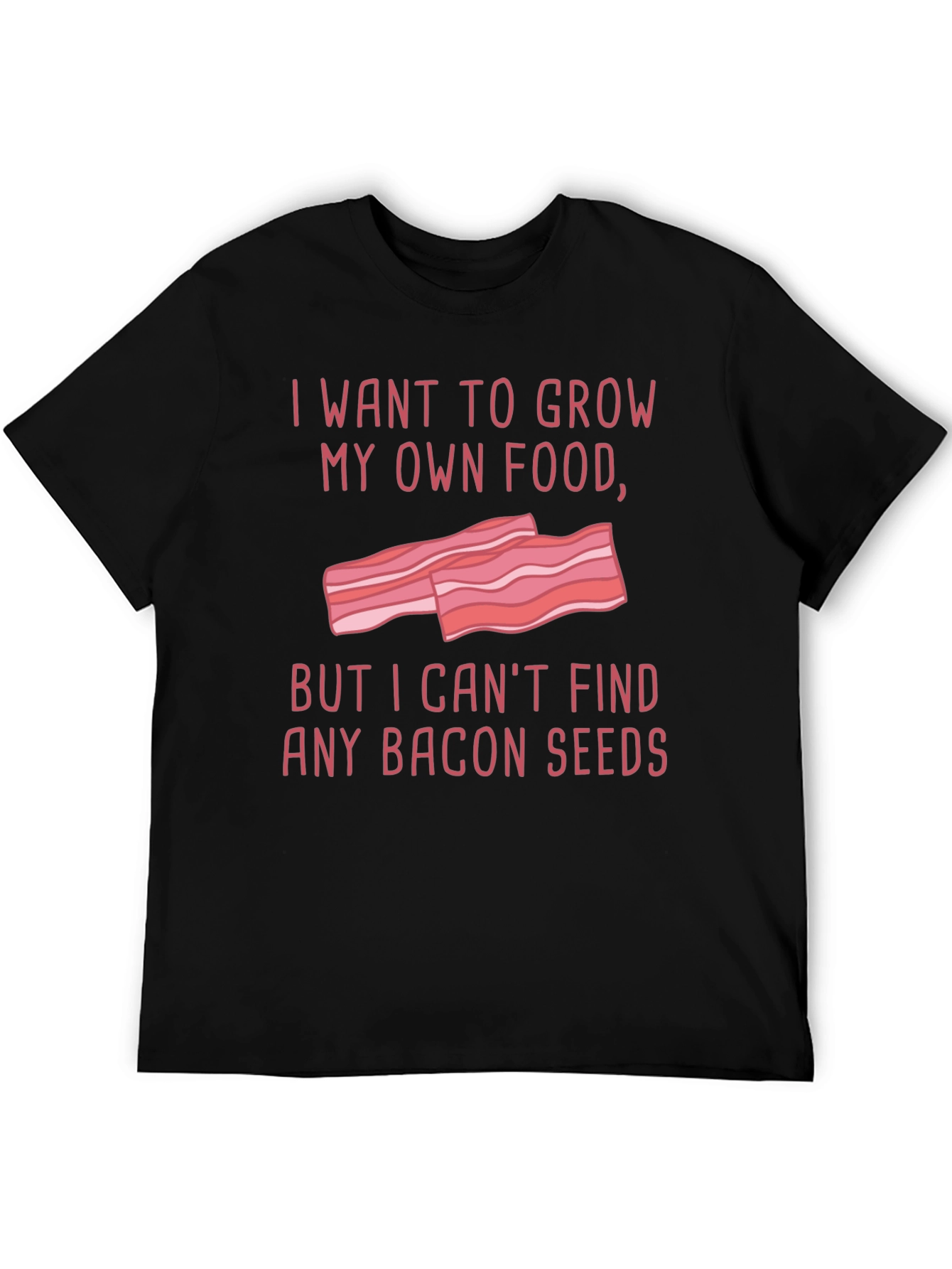 Funny Bacon Seeds Graphic T-Shirt