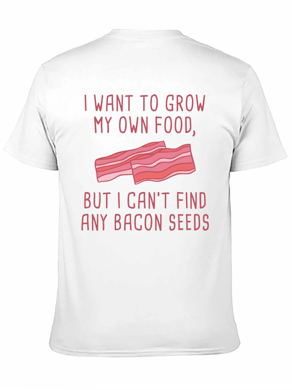 Funny Bacon Seeds Graphic T-Shirt