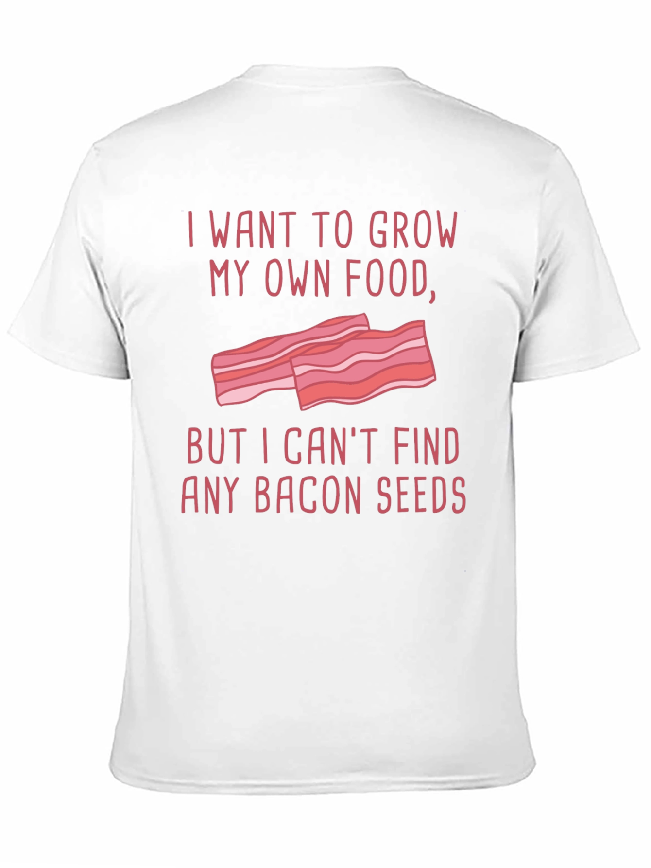 Funny Bacon Seeds Graphic T-Shirt