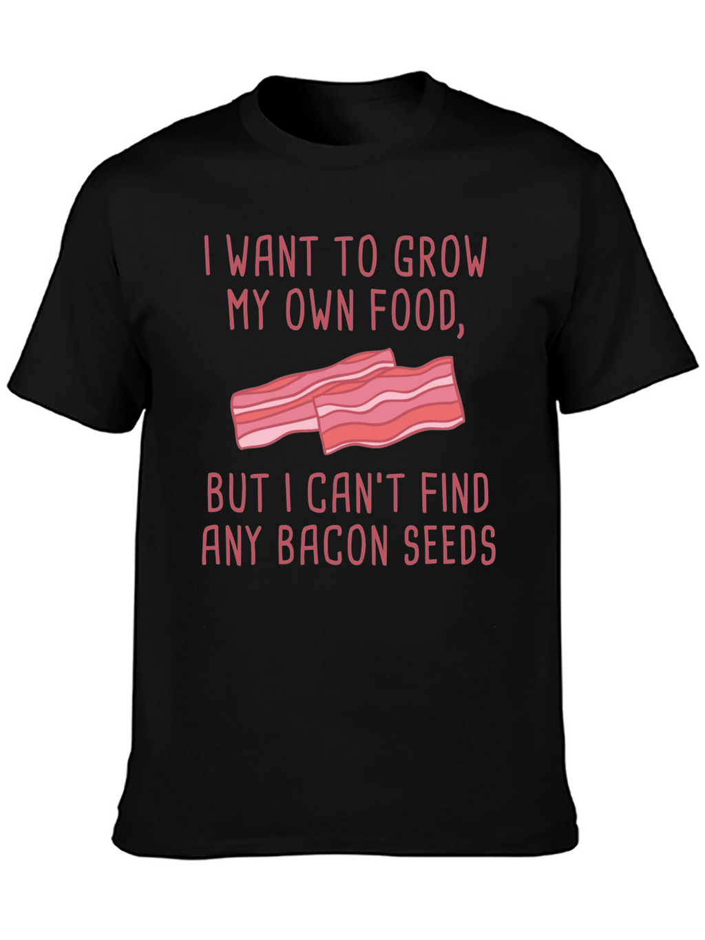 Funny Bacon Seeds Graphic T-Shirt