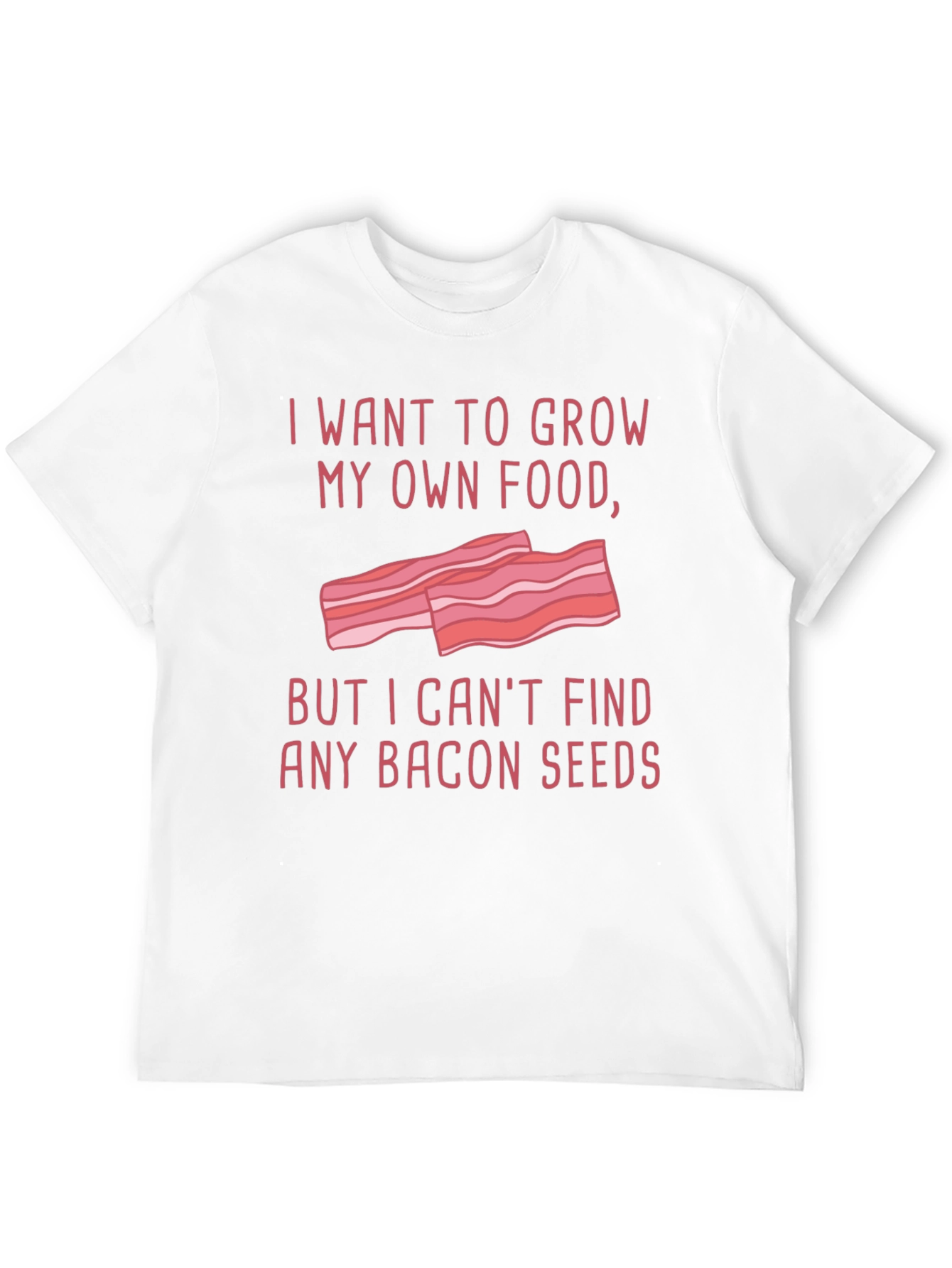 Funny Bacon Seeds Graphic T-Shirt