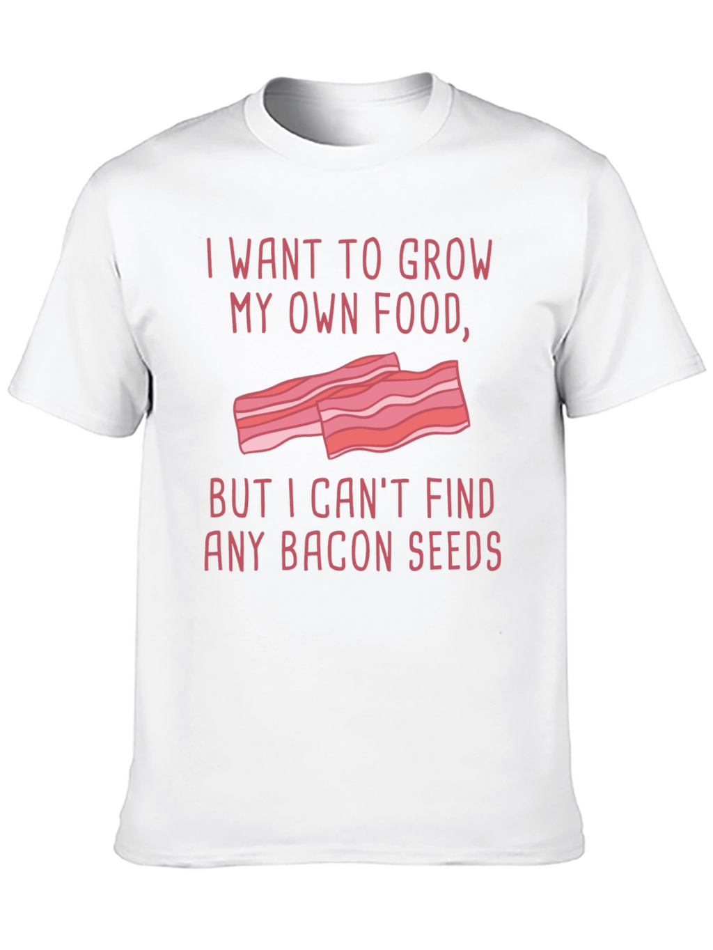 Funny Bacon Seeds Graphic T-Shirt