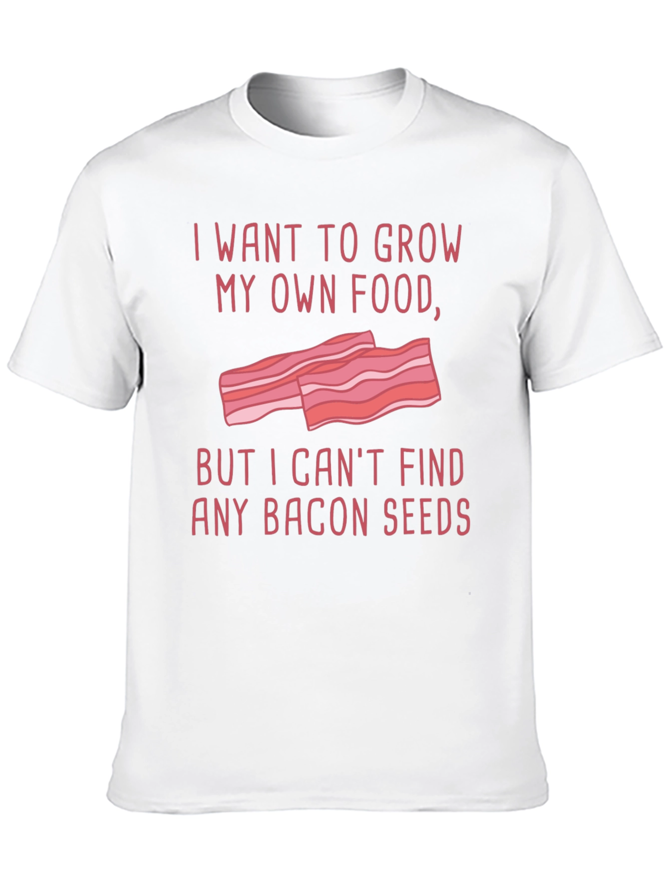 Funny Bacon Seeds Graphic T-Shirt