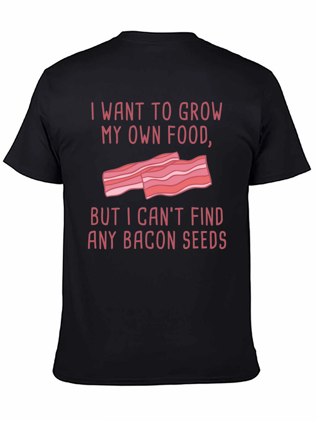 Funny Bacon Seeds Graphic T-Shirt
