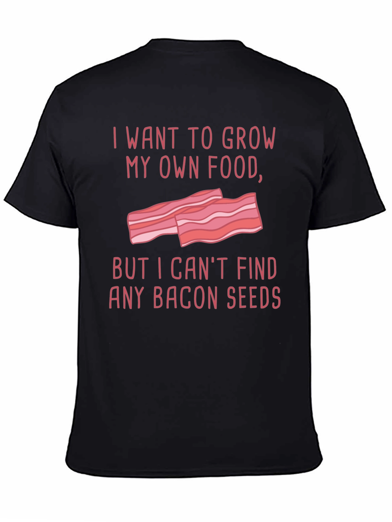 Funny Bacon Seeds Graphic T-Shirt