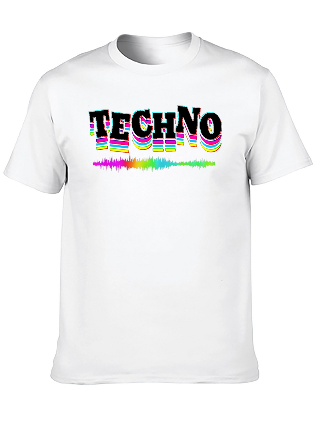 Retro Techno T-Shirt - Soundwave Design