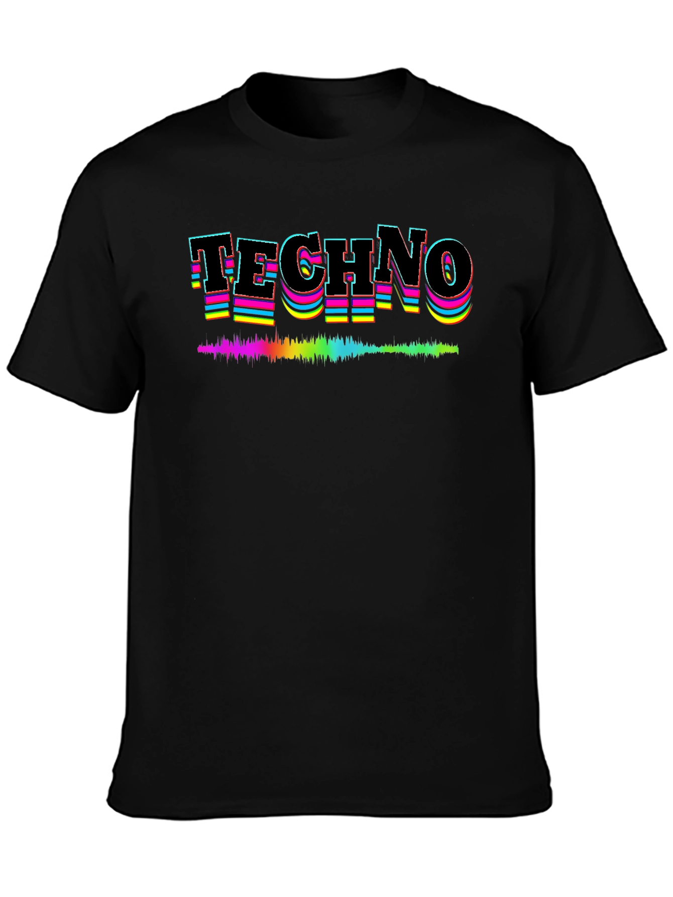 Retro Techno T-Shirt - Soundwave Design