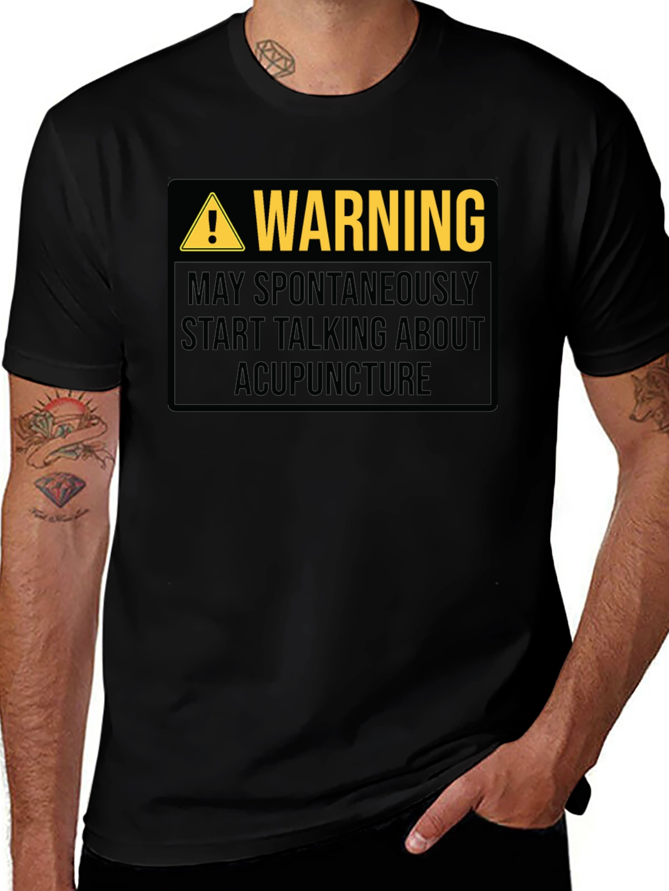 Acupuncture Warning T-Shirt - Funny Health Profession Tee