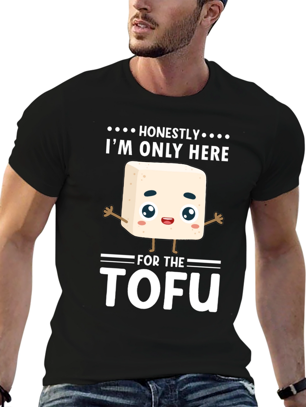 Honestly Here For The Tofu Graphic Tee