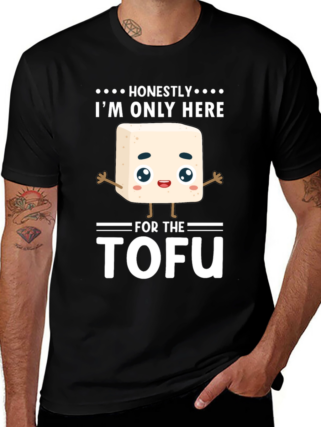 Honestly Here For The Tofu Graphic Tee